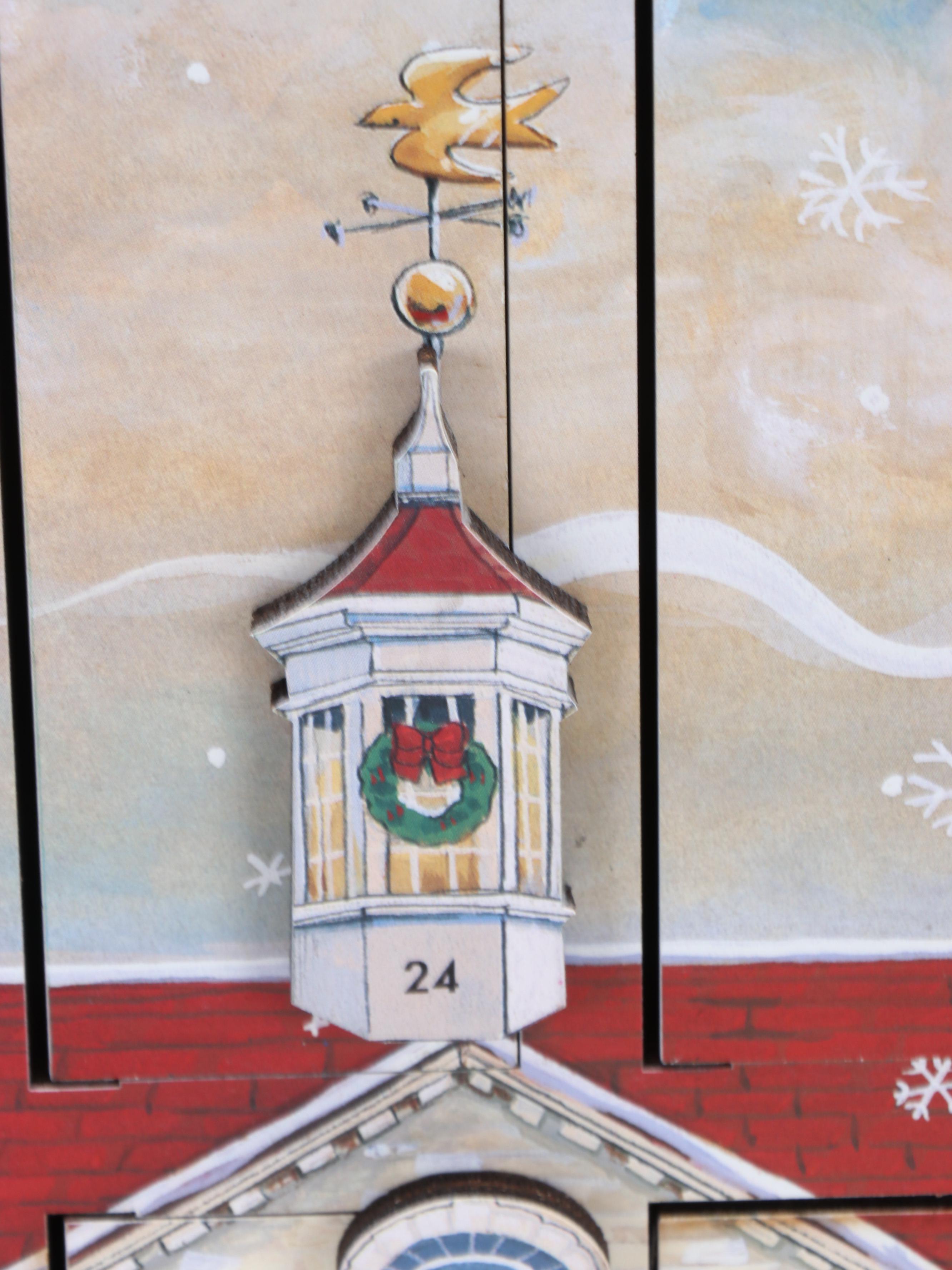 Byers' Choice  Wooden Mount Vernon Advent Calendar