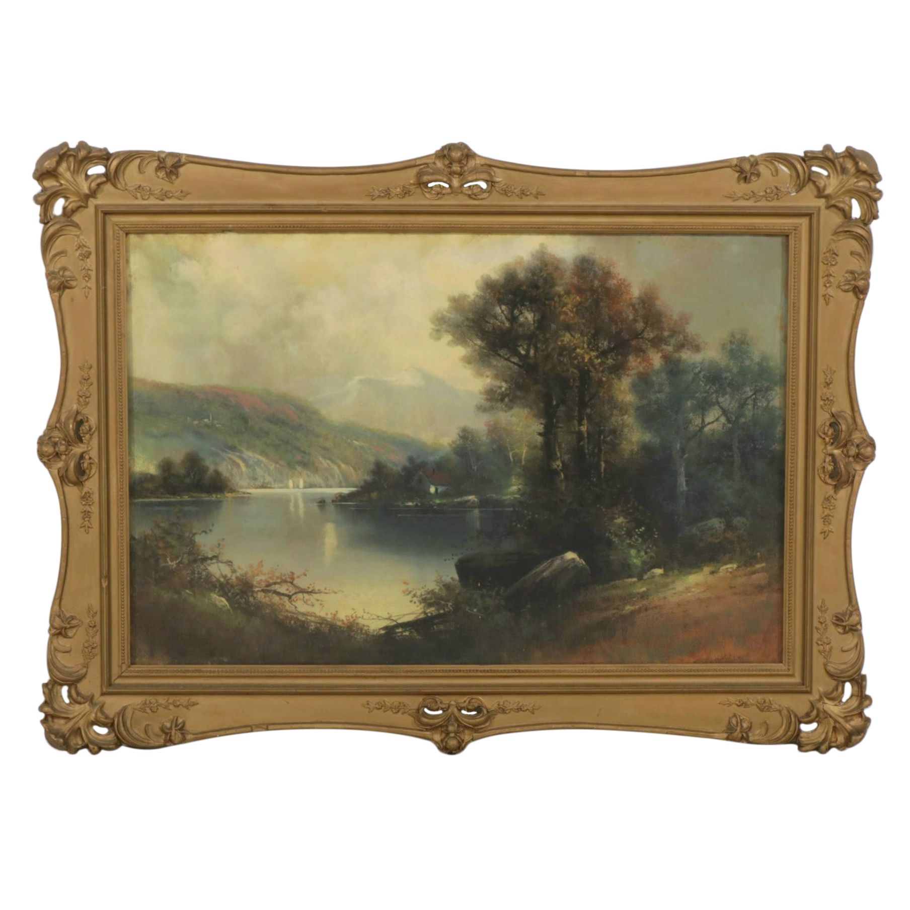 Pastel Riverside Landscape After William Henry Chandler