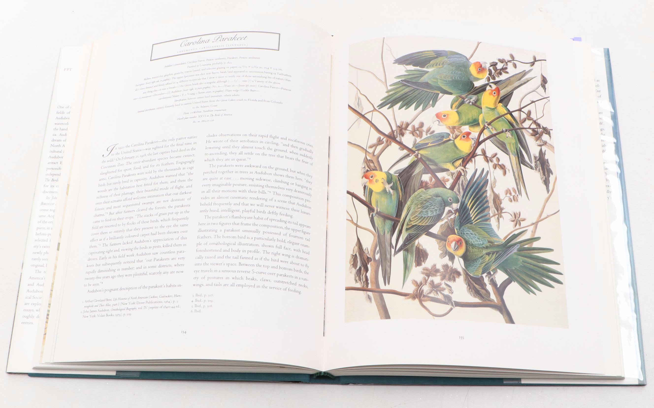 First Edition "John James Audubon: The Watercolors for The Birds of America"