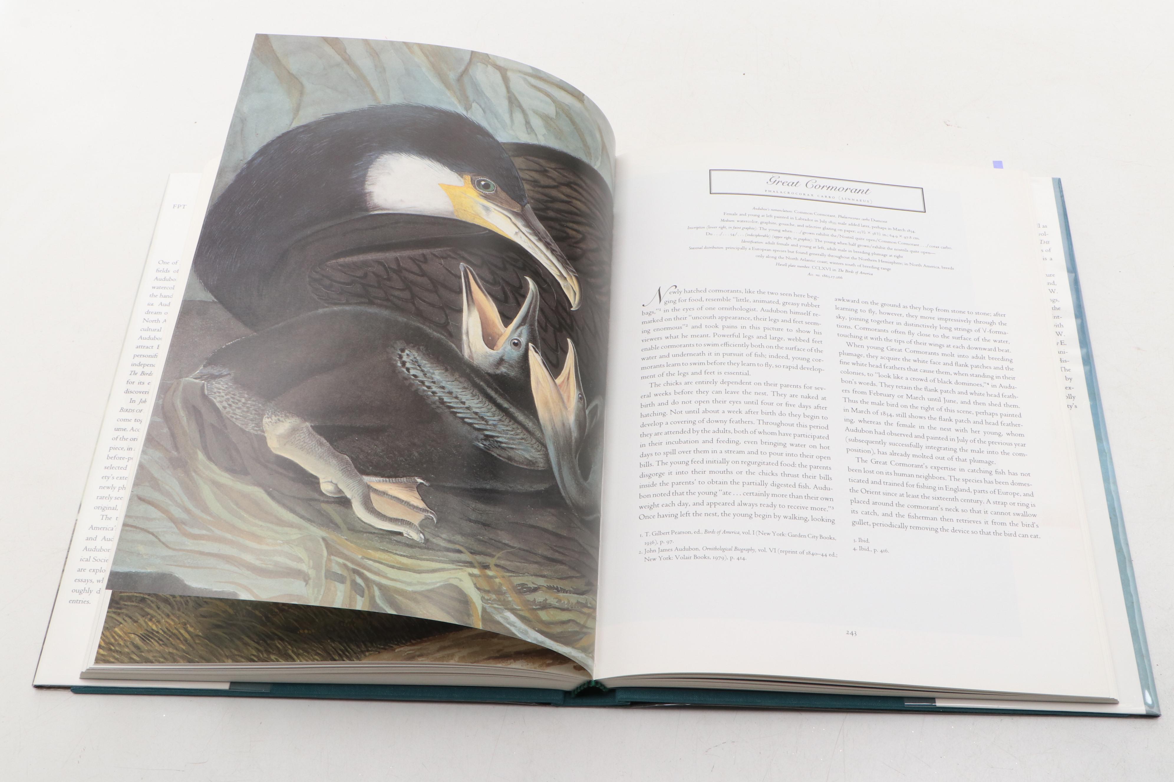 First Edition "John James Audubon: The Watercolors for The Birds of America"