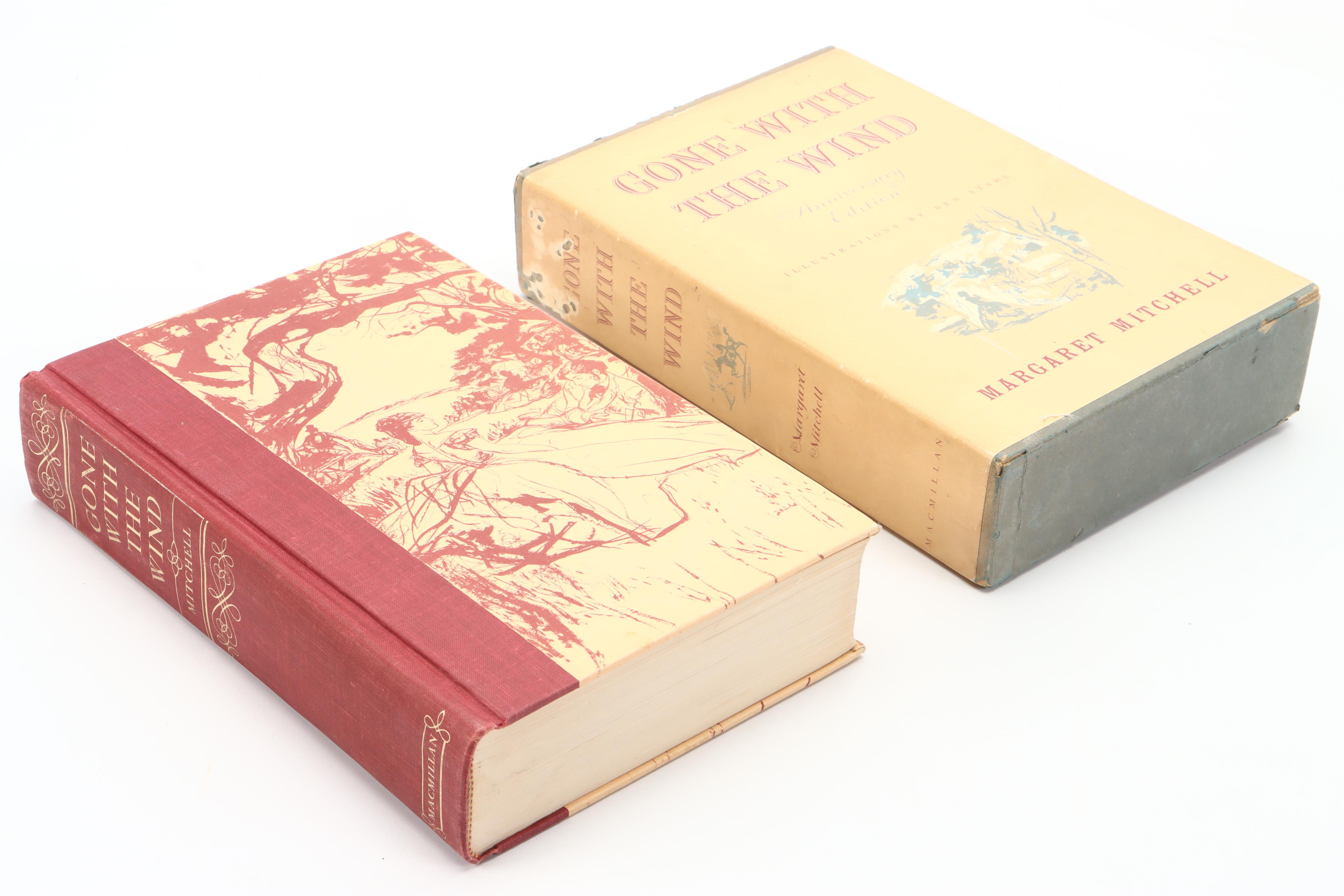 Illustrated Anniversary Edition "Gone with the Wind" by Margaret Mitchell, 1961