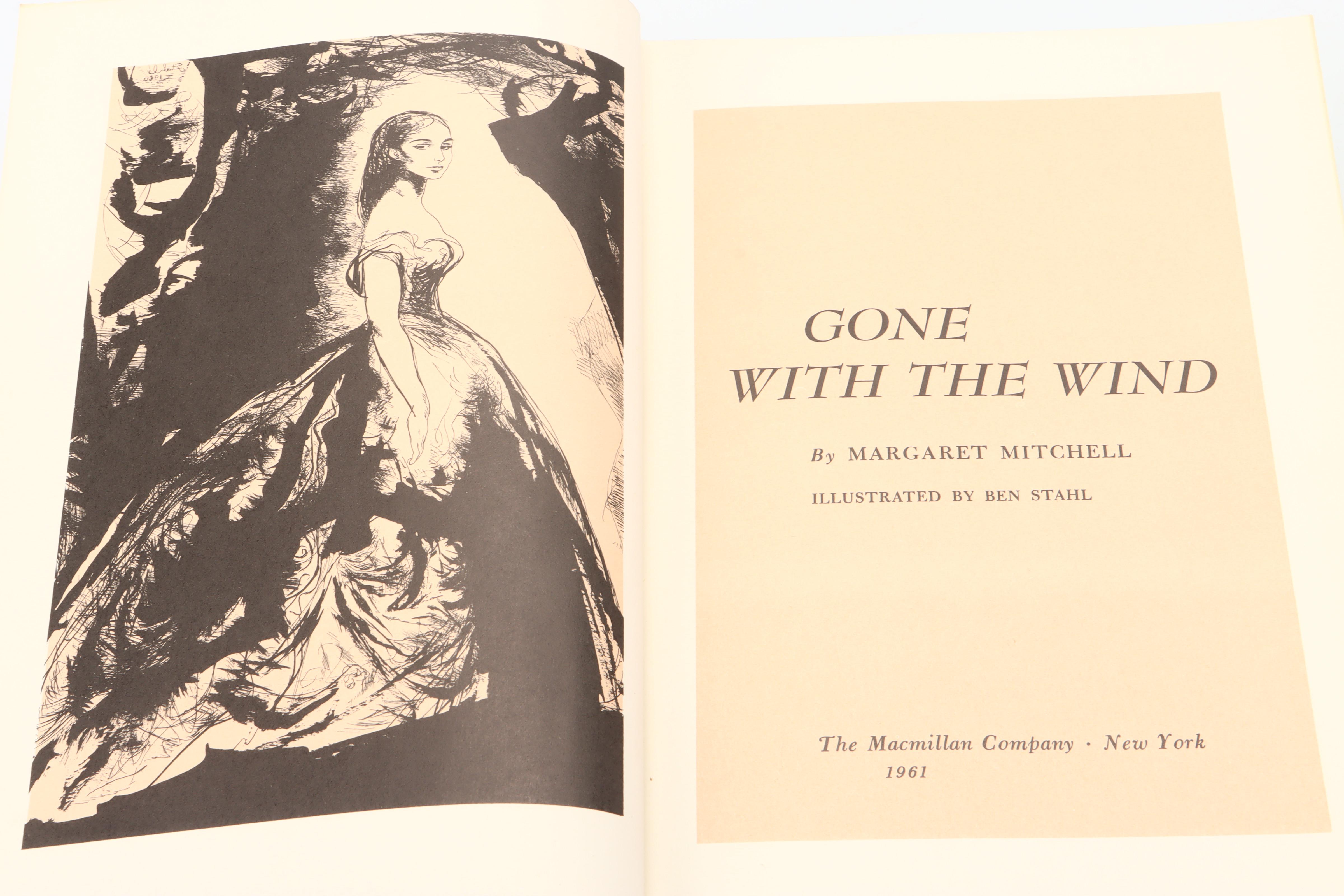 Illustrated Anniversary Edition "Gone with the Wind" by Margaret Mitchell, 1961