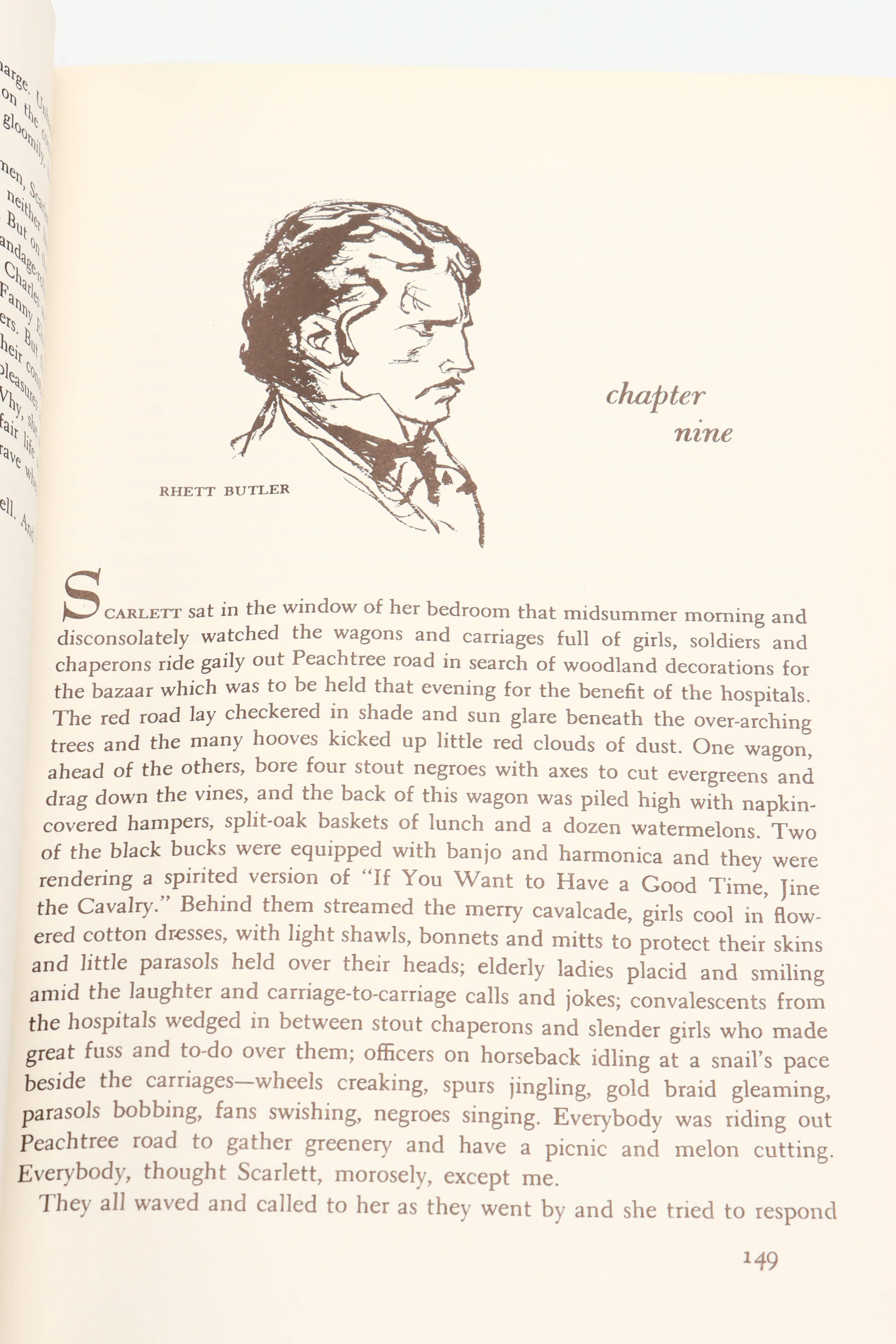Illustrated Anniversary Edition "Gone with the Wind" by Margaret Mitchell, 1961