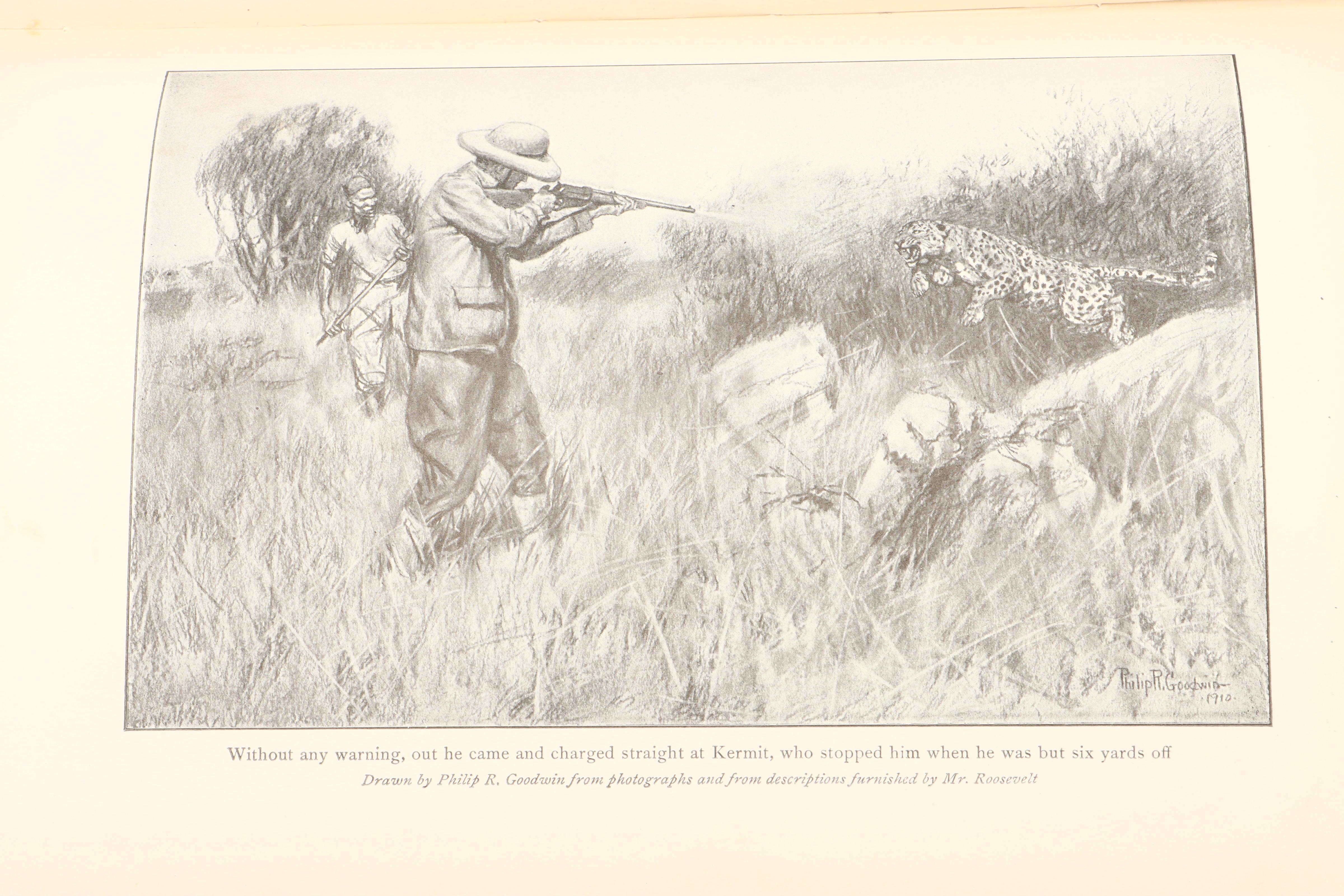 First Trade Edition "African Game Trails" by Theodore Roosevelt, 1910