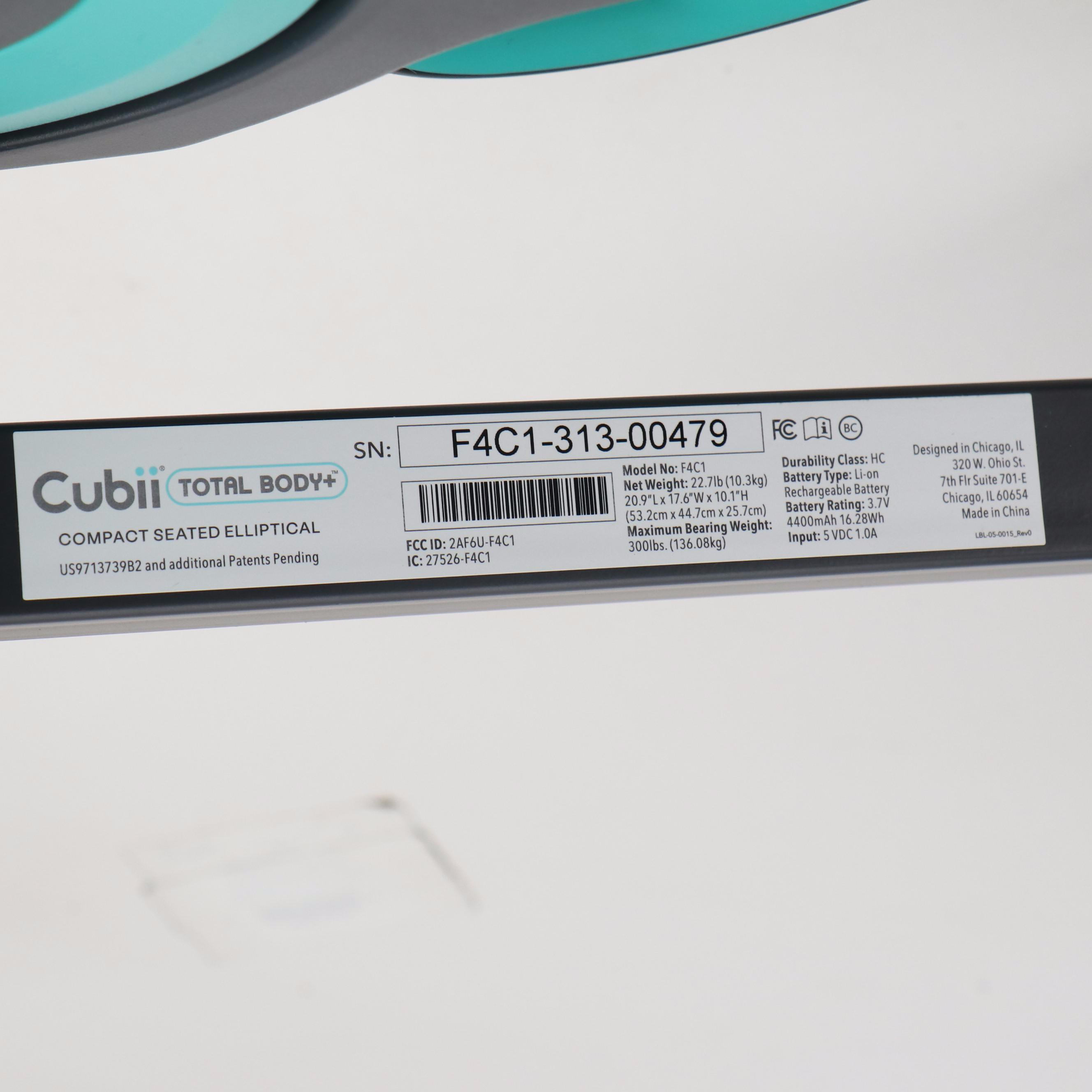 Cubii Total Body+ Compact Seated Elliptical