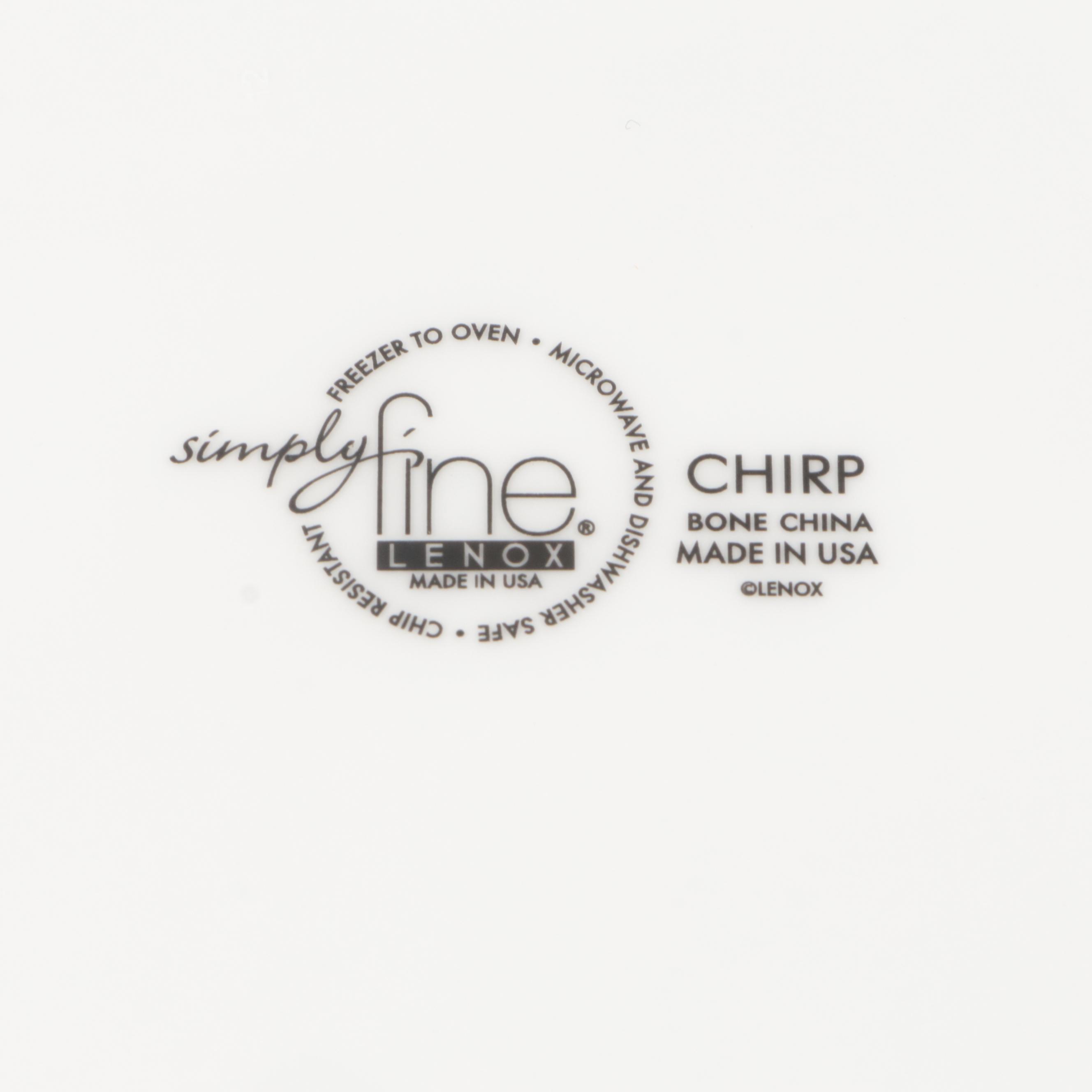 Lenox "Chirp" Bone China Dinnerware