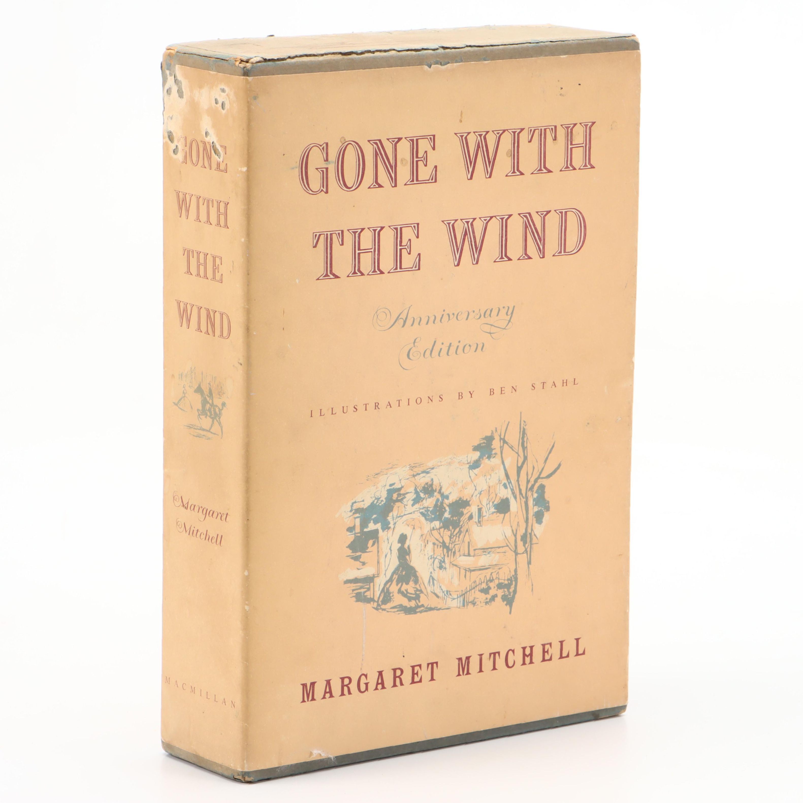 Illustrated Anniversary Edition "Gone with the Wind" by Margaret Mitchell, 1961