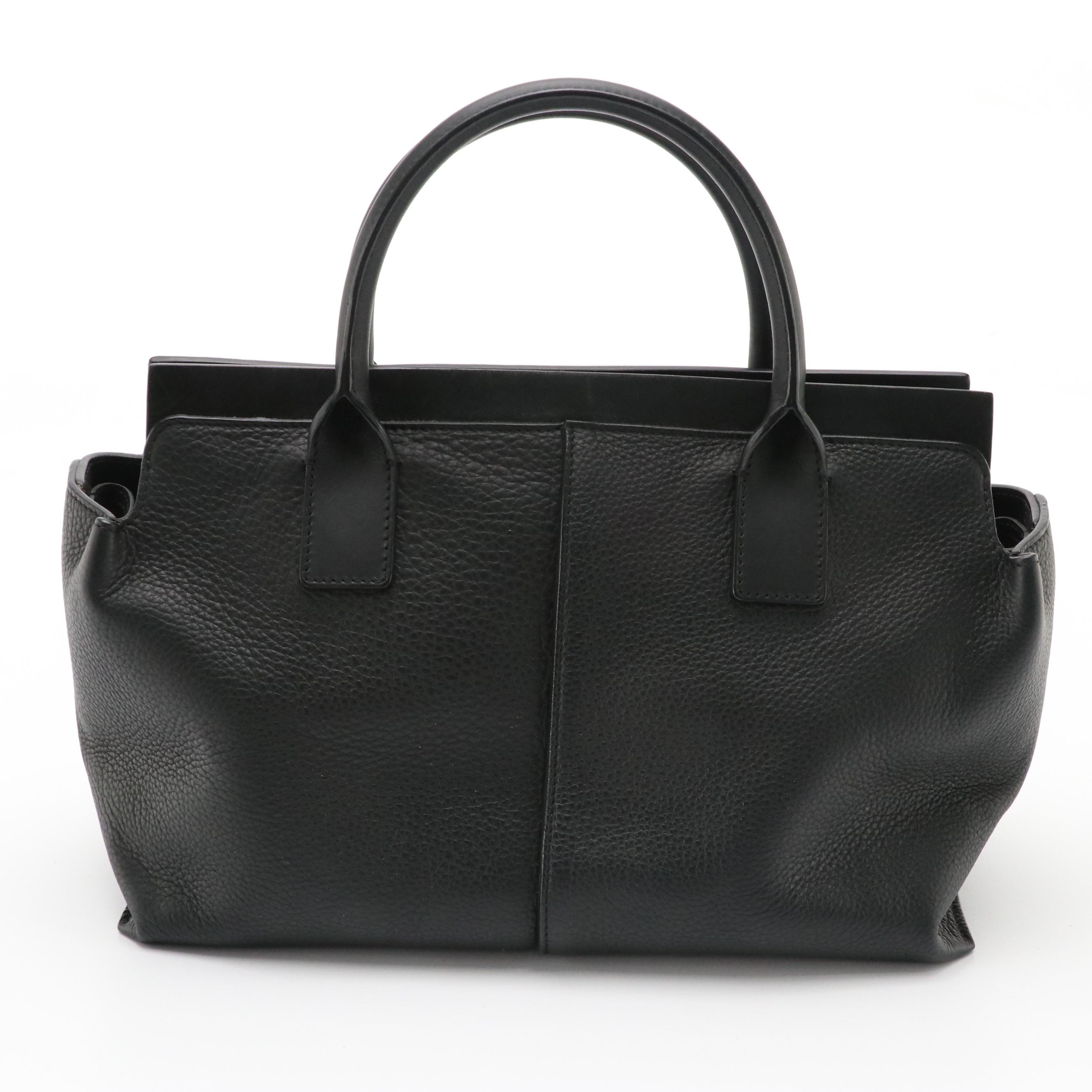 Chloé Cate Black Grain Leather Two-Way Bag