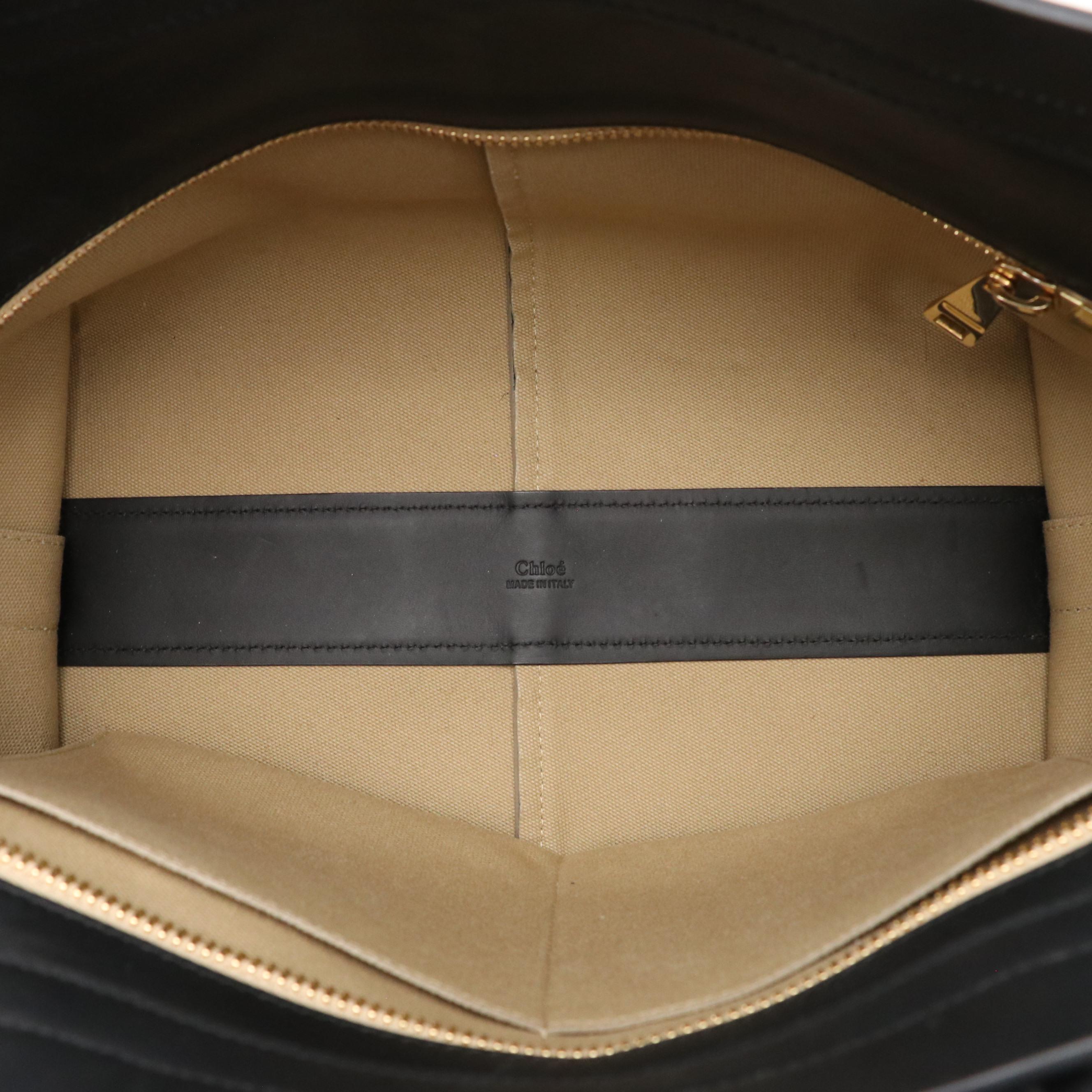 Chloé Cate Black Grain Leather Two-Way Bag