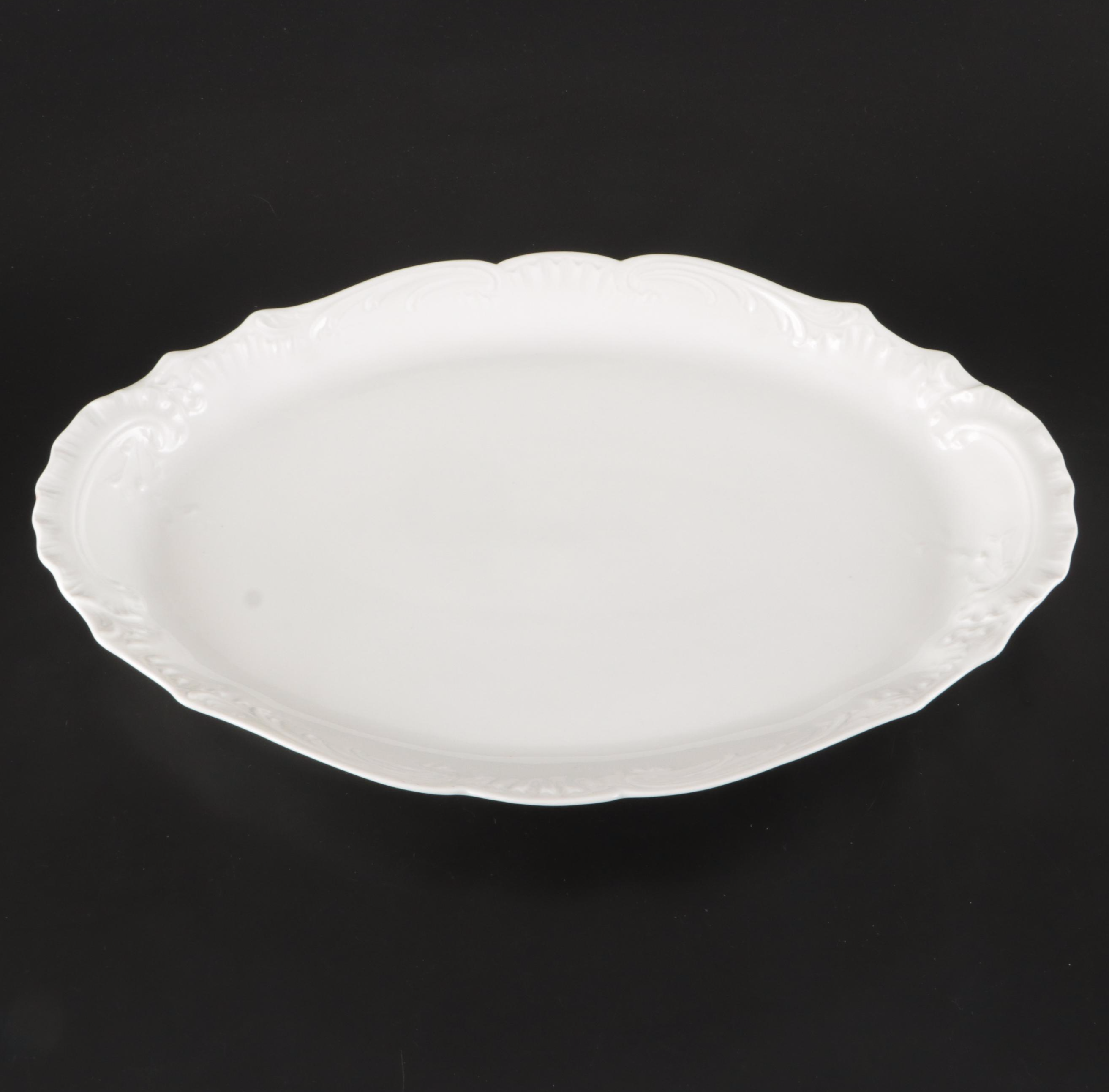 Theodore Haviland Limoges Porcelain Covered Vegetable Bowl and Serving Pieces