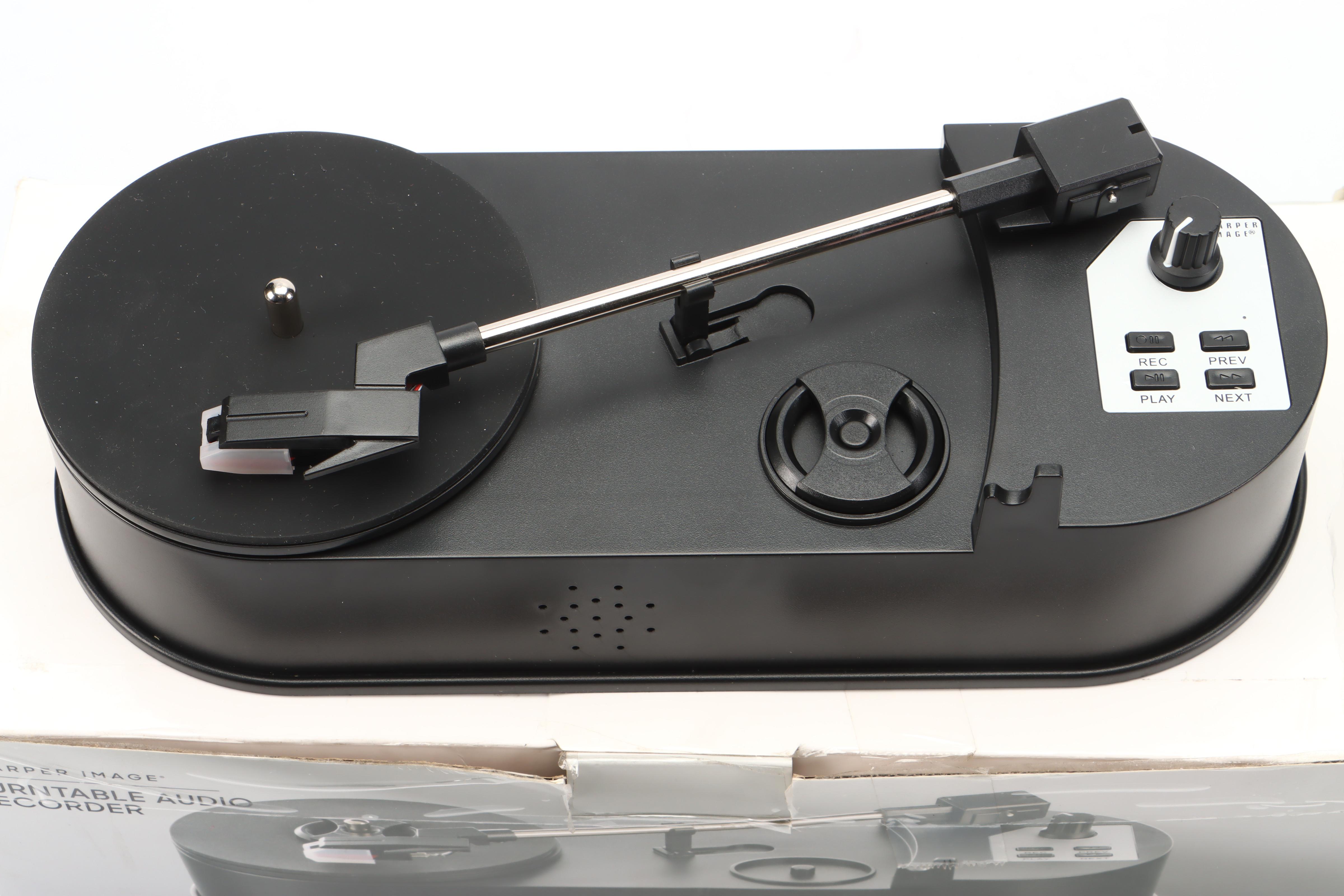 Sharper Image Turntable Audio Recorder