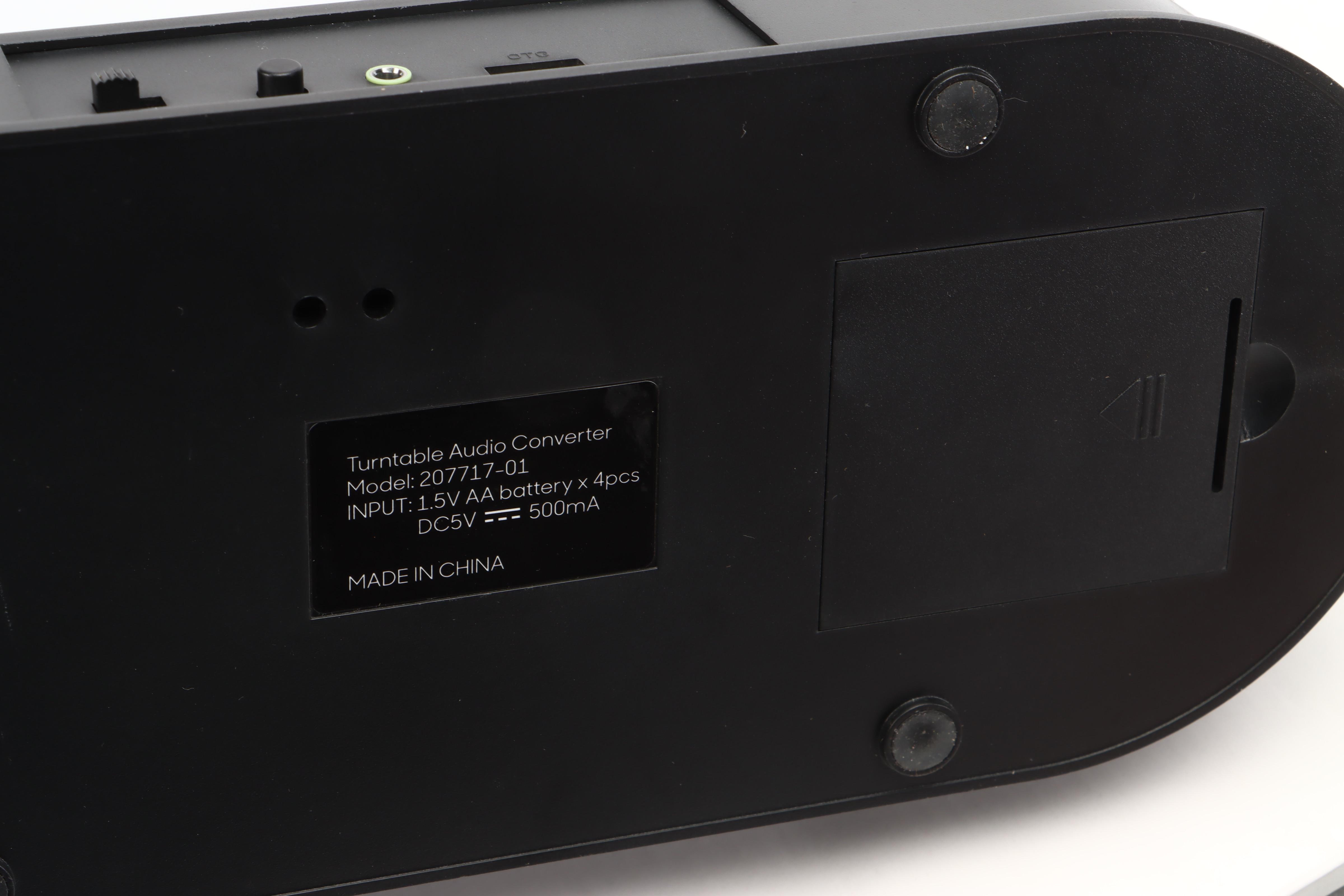 Sharper Image Turntable Audio Recorder