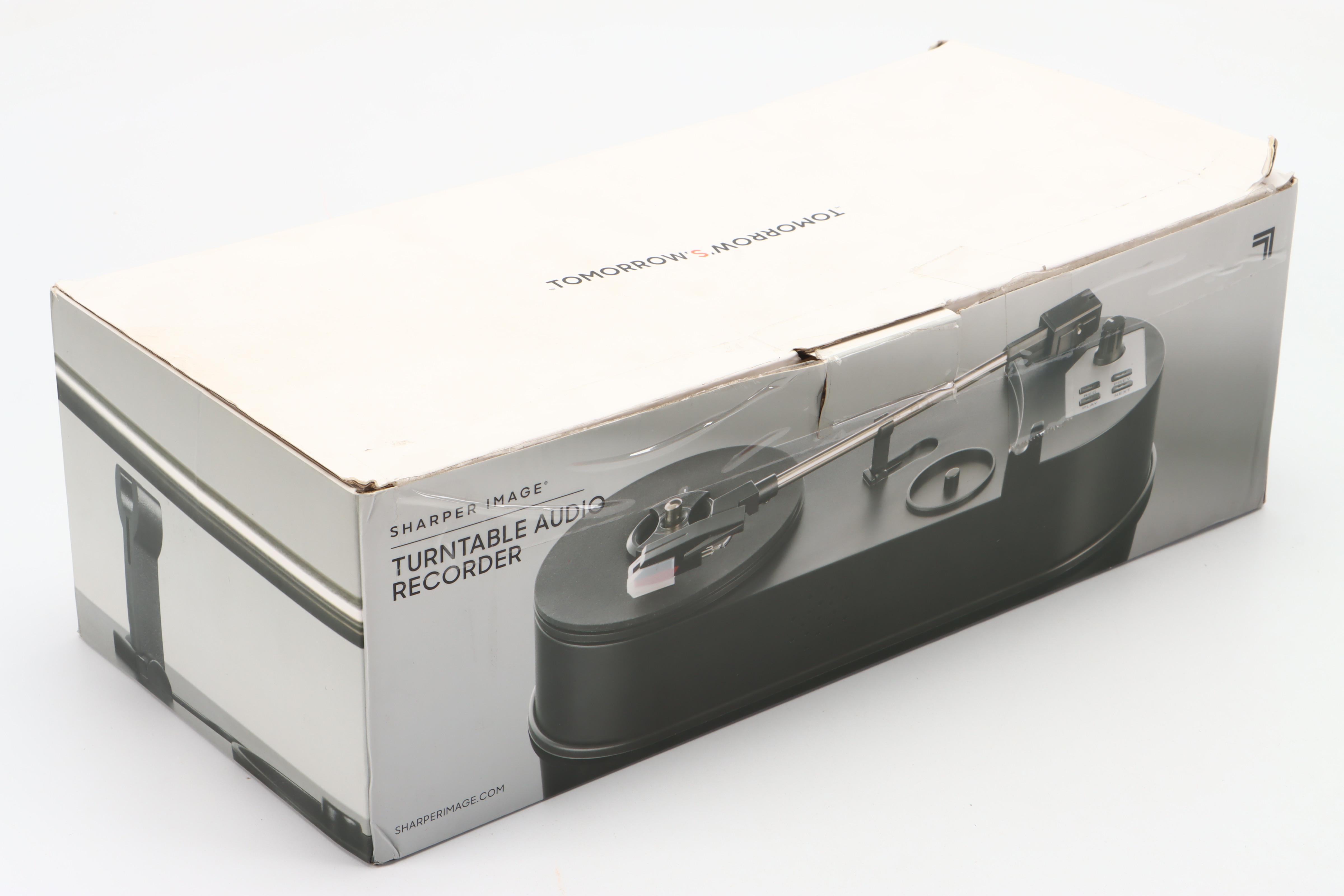 Sharper Image Turntable Audio Recorder