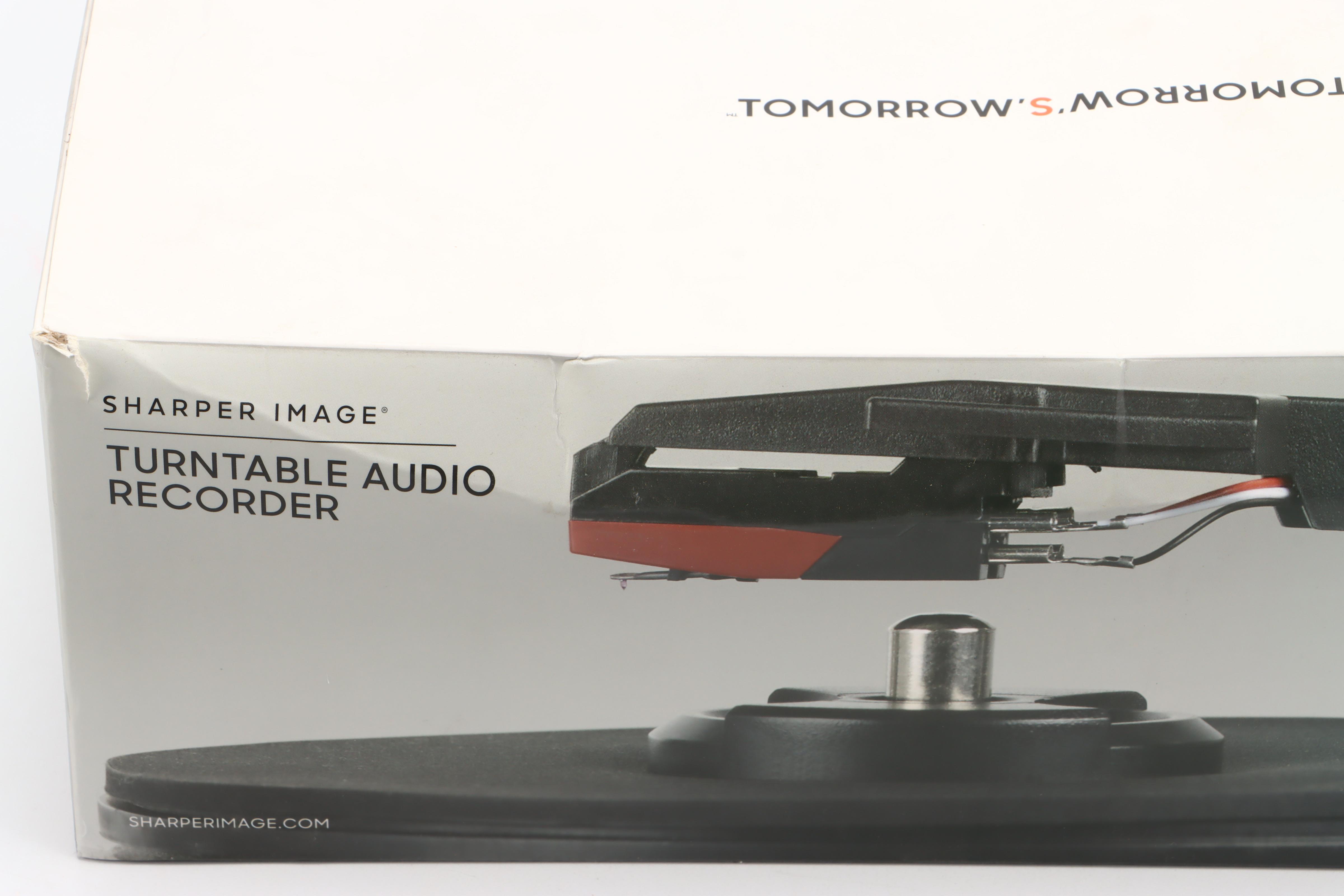 Sharper Image Turntable Audio Recorder