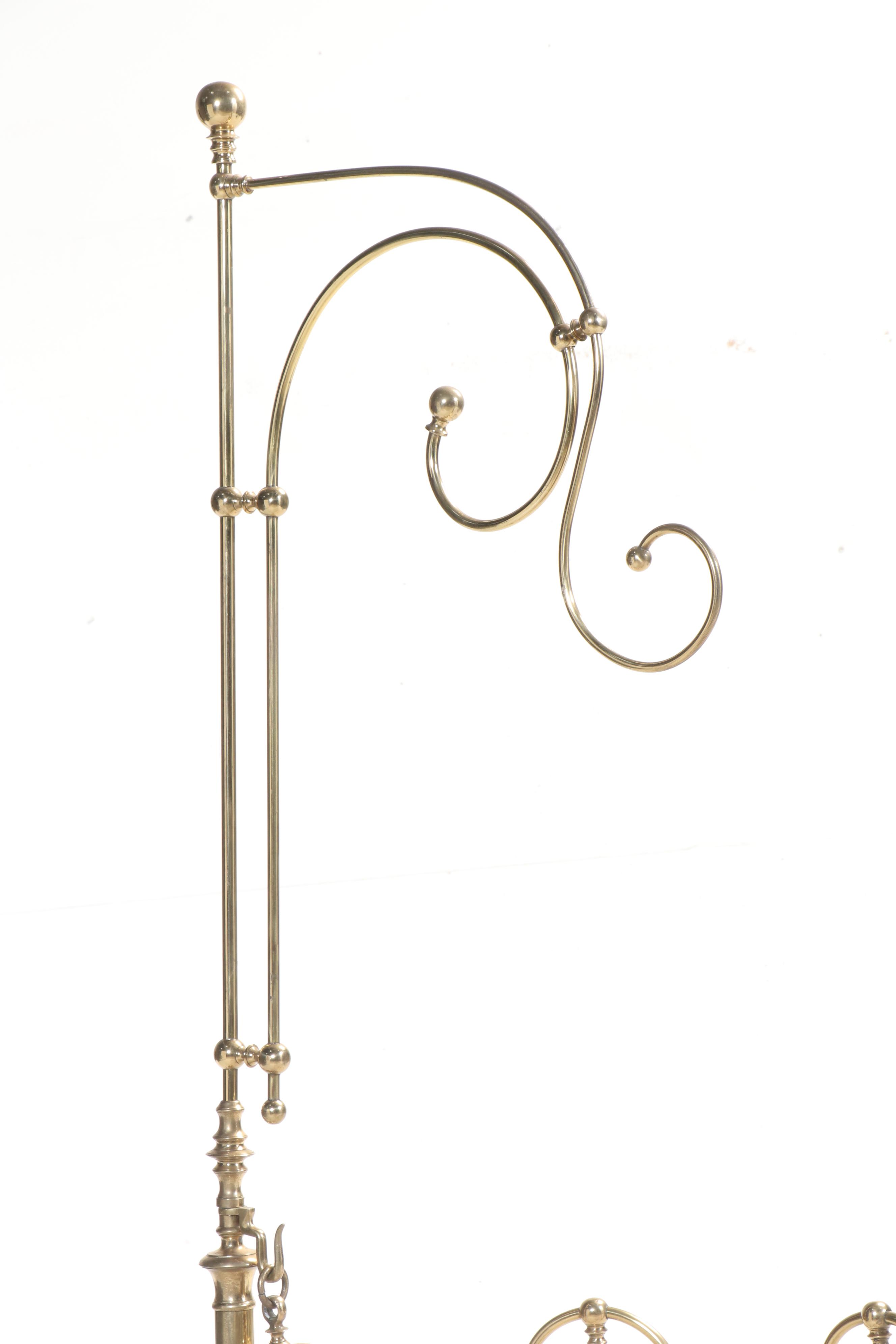 Art Nouveau Style Brass Cradle, Early 20th Century