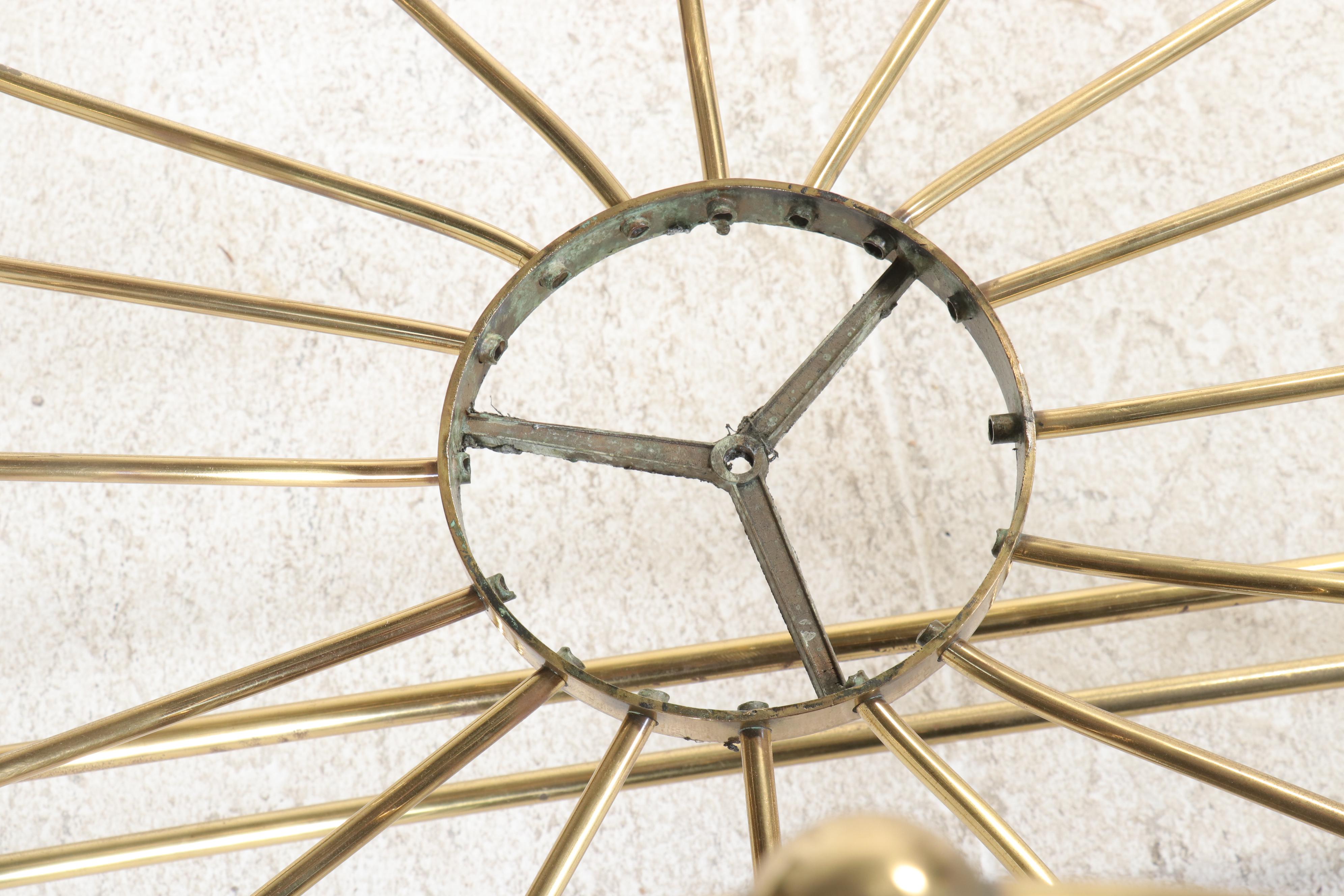 Art Nouveau Style Brass Cradle, Early 20th Century