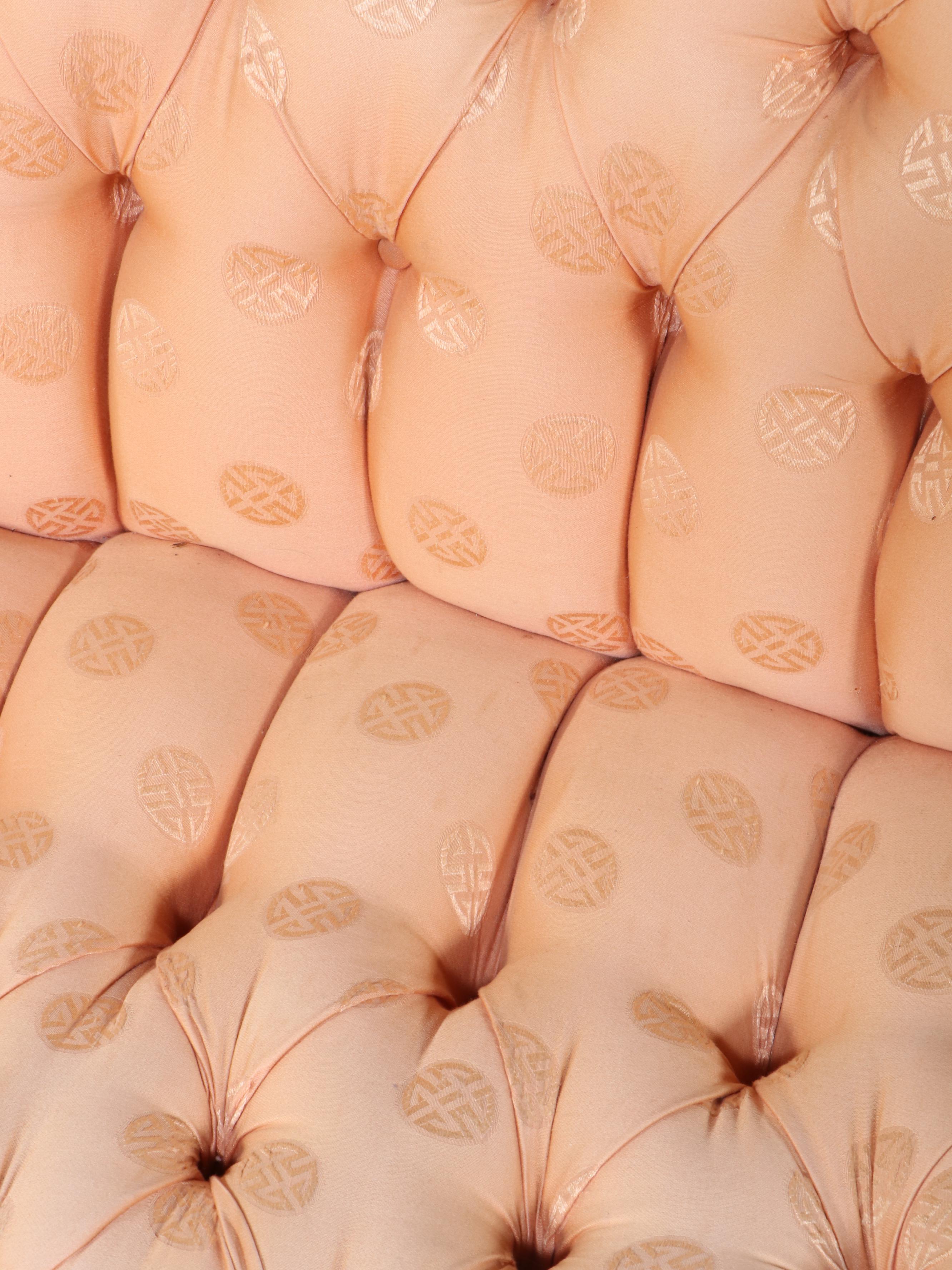 Pair of Victorian Rococo Style Bustle Benches, Late 19th/Early 20th Century