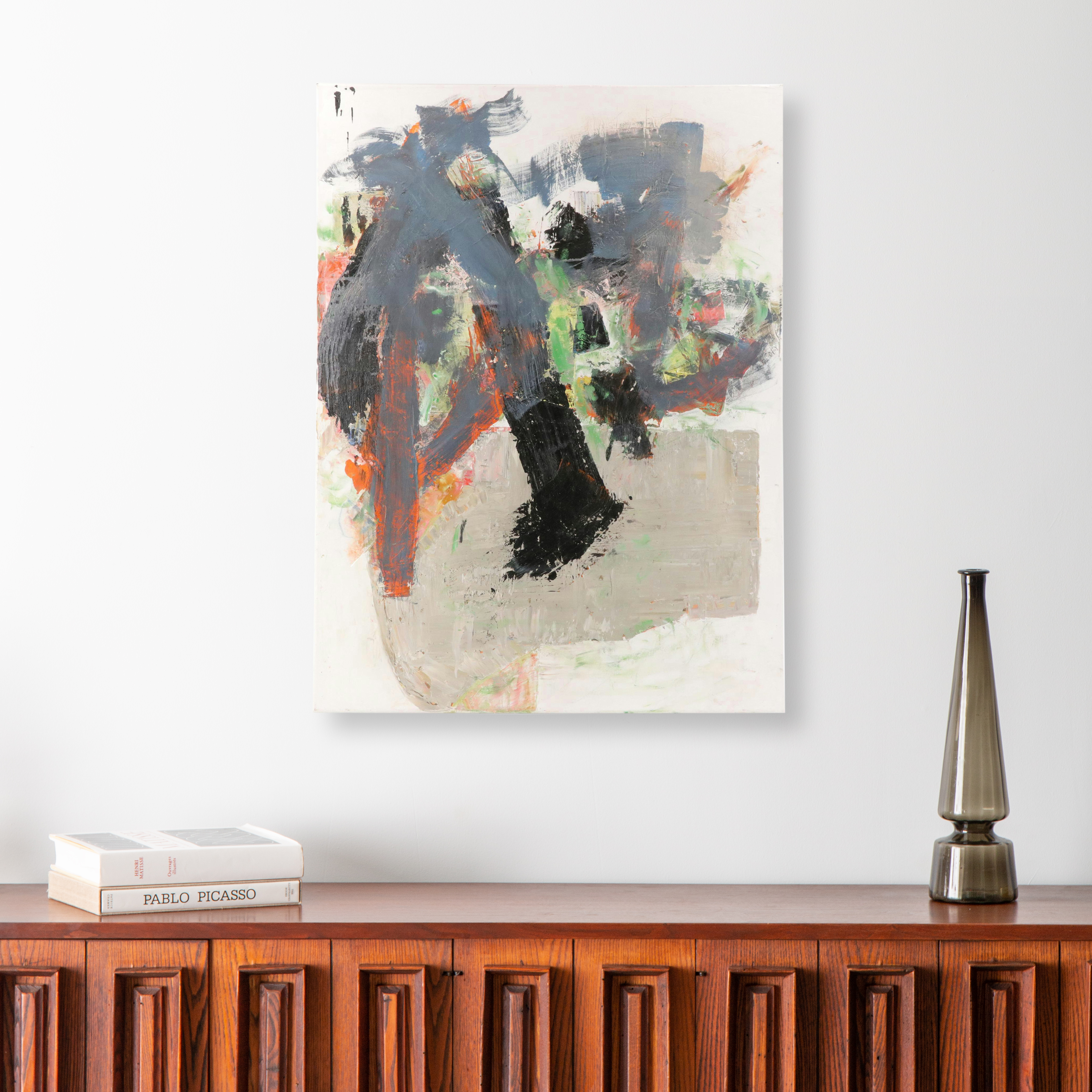 Kim Irvin Madsen Modernist Impasto Acrylic Painting, 21st Century