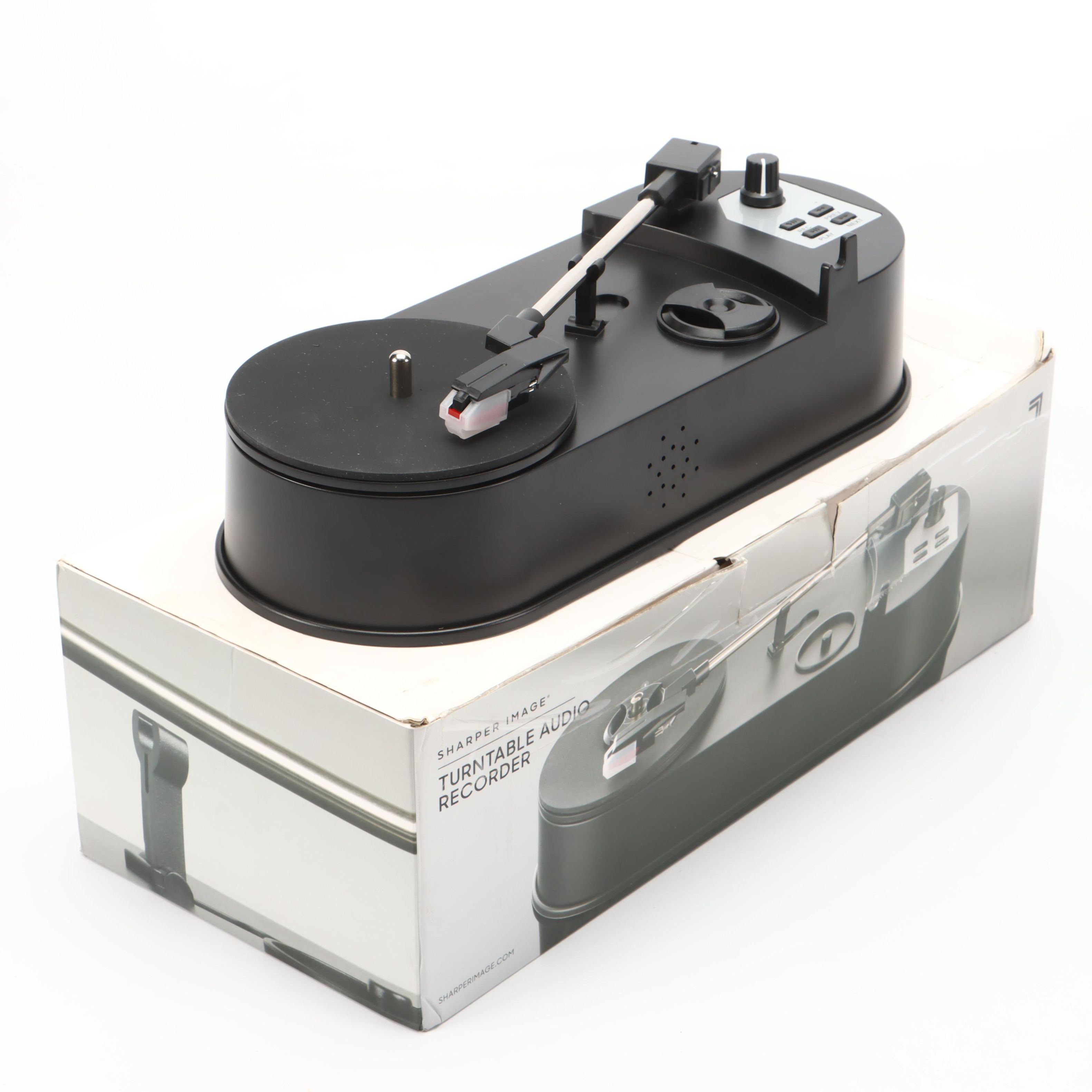 Sharper Image Turntable Audio Recorder