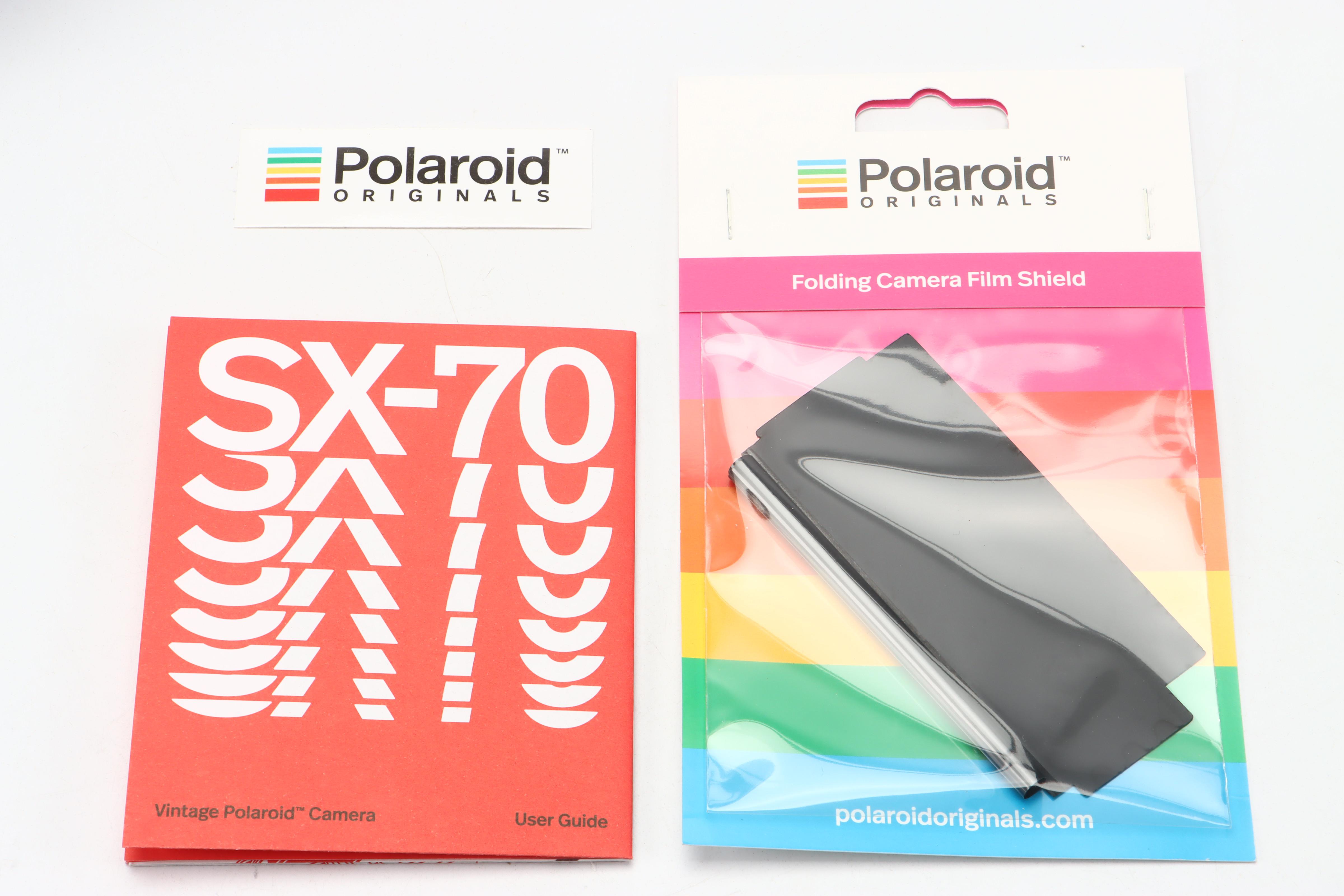 Refurbished Polaroid SX-70 Silver- Brown Camera
