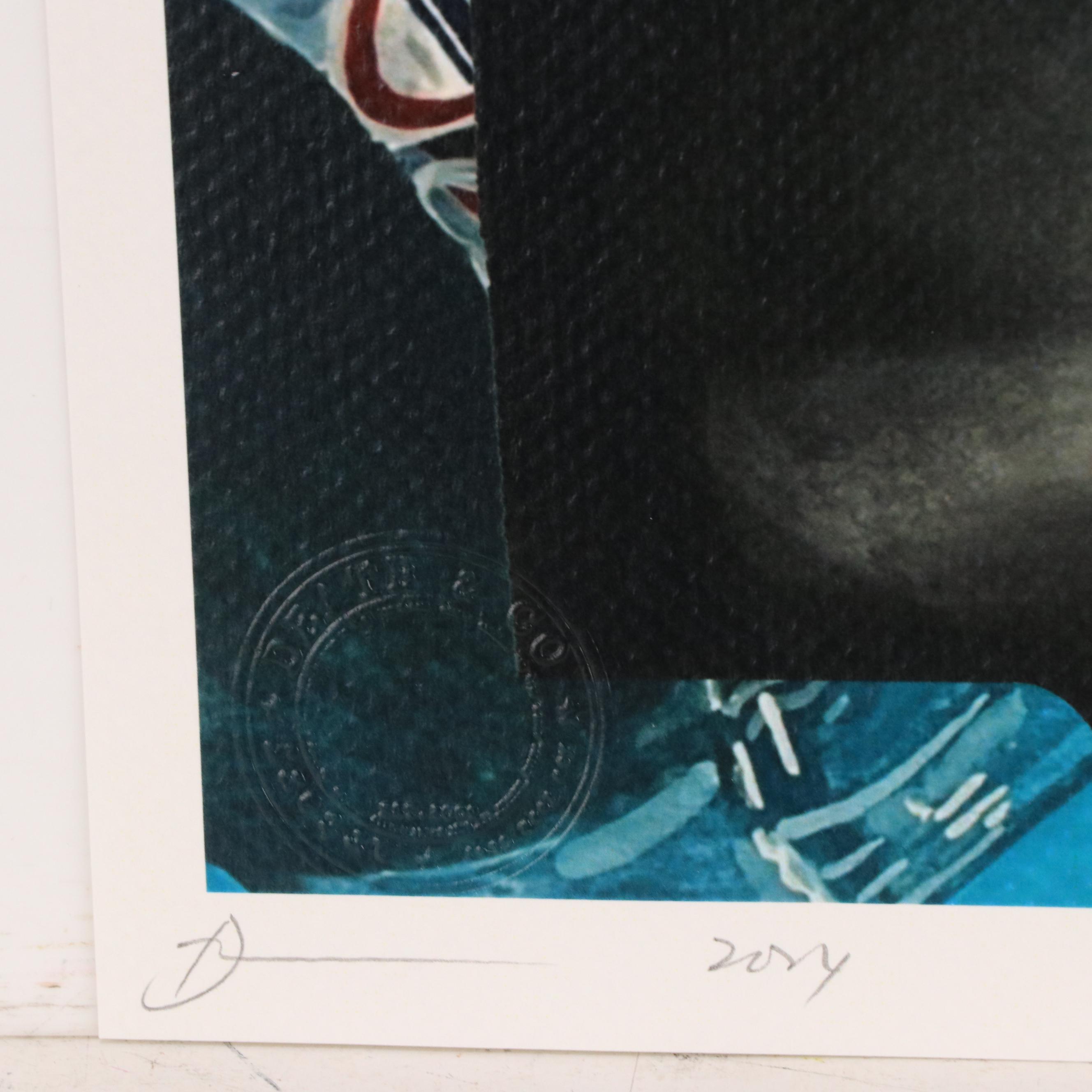 Death NYC Pop Art Graphic Print of Chanel Cat, 2024