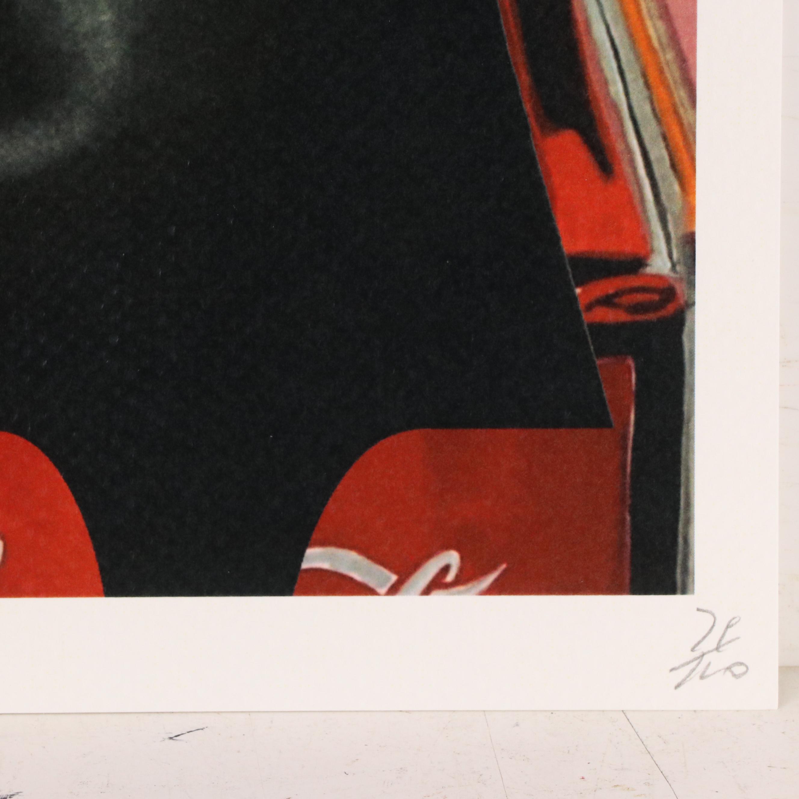 Death NYC Pop Art Graphic Print of Chanel Cat, 2024