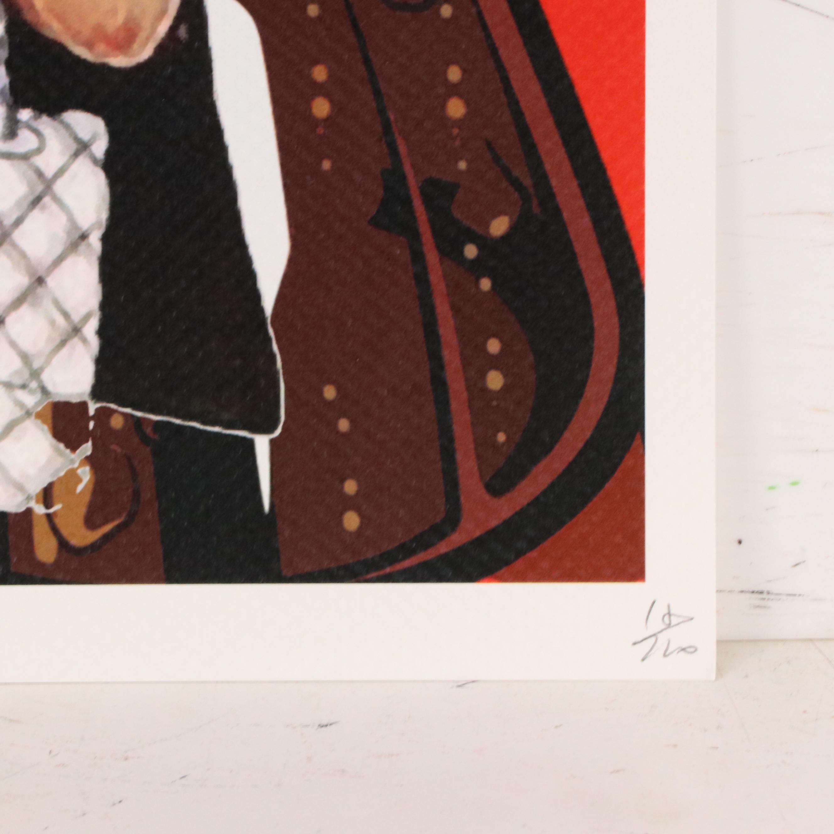 Death NYC Pop Art Graphic Print Homage to Aubrey Hepburn x Coca-Cola, 2024