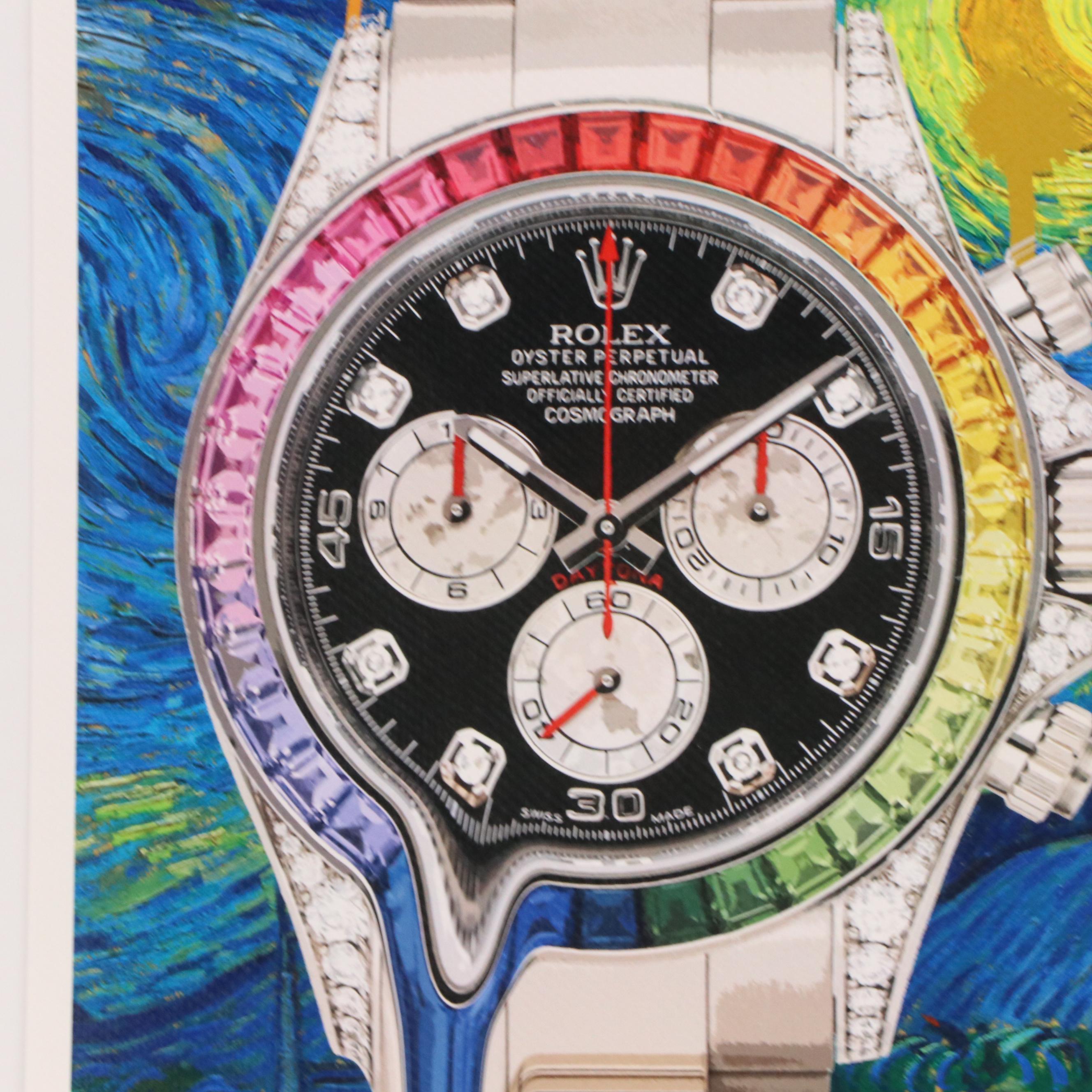 Death NYC Pop Art Graphic Print Rolex x Van Gogh, 2022