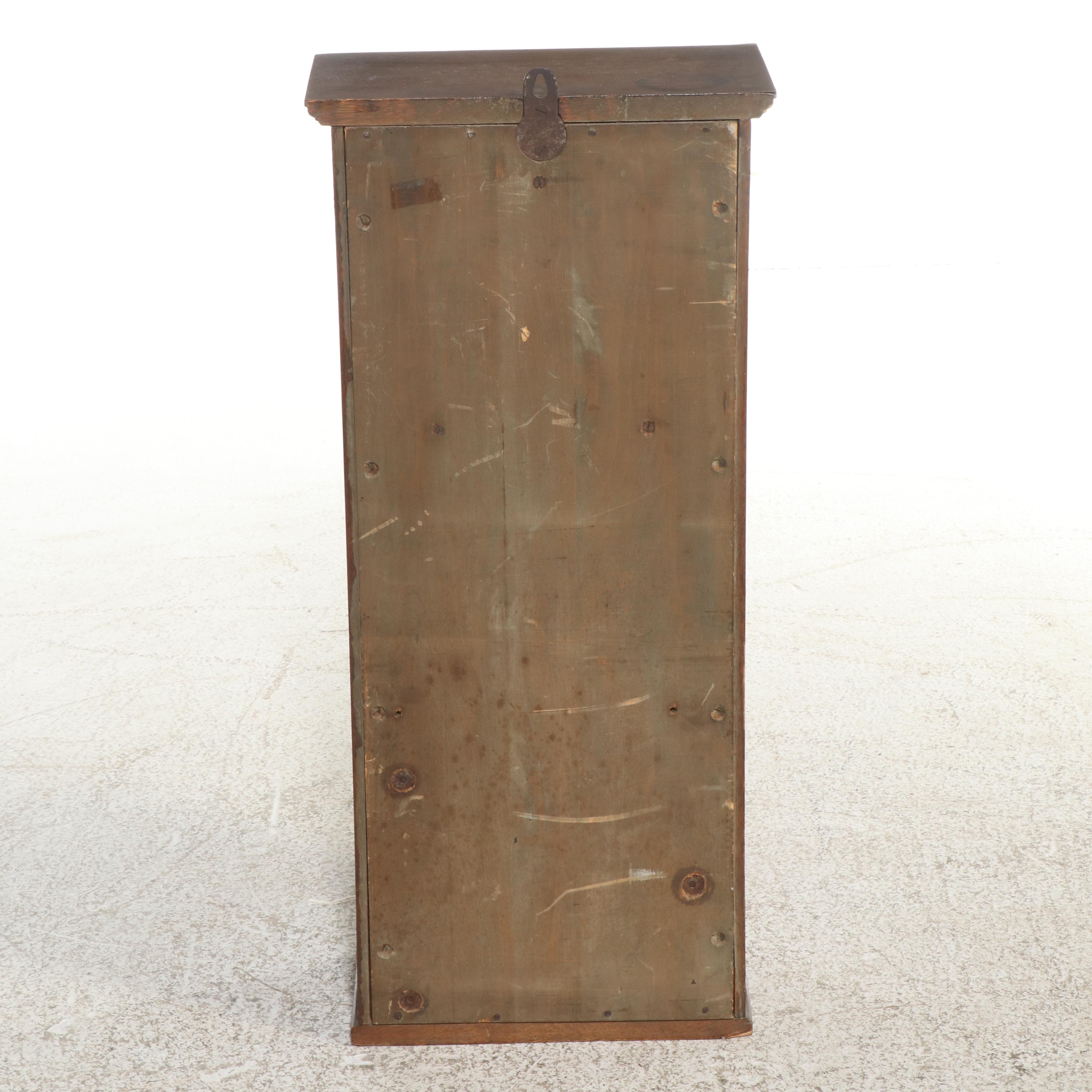 Simplex Oak Case Time Recorder Clock, Early 20th Century