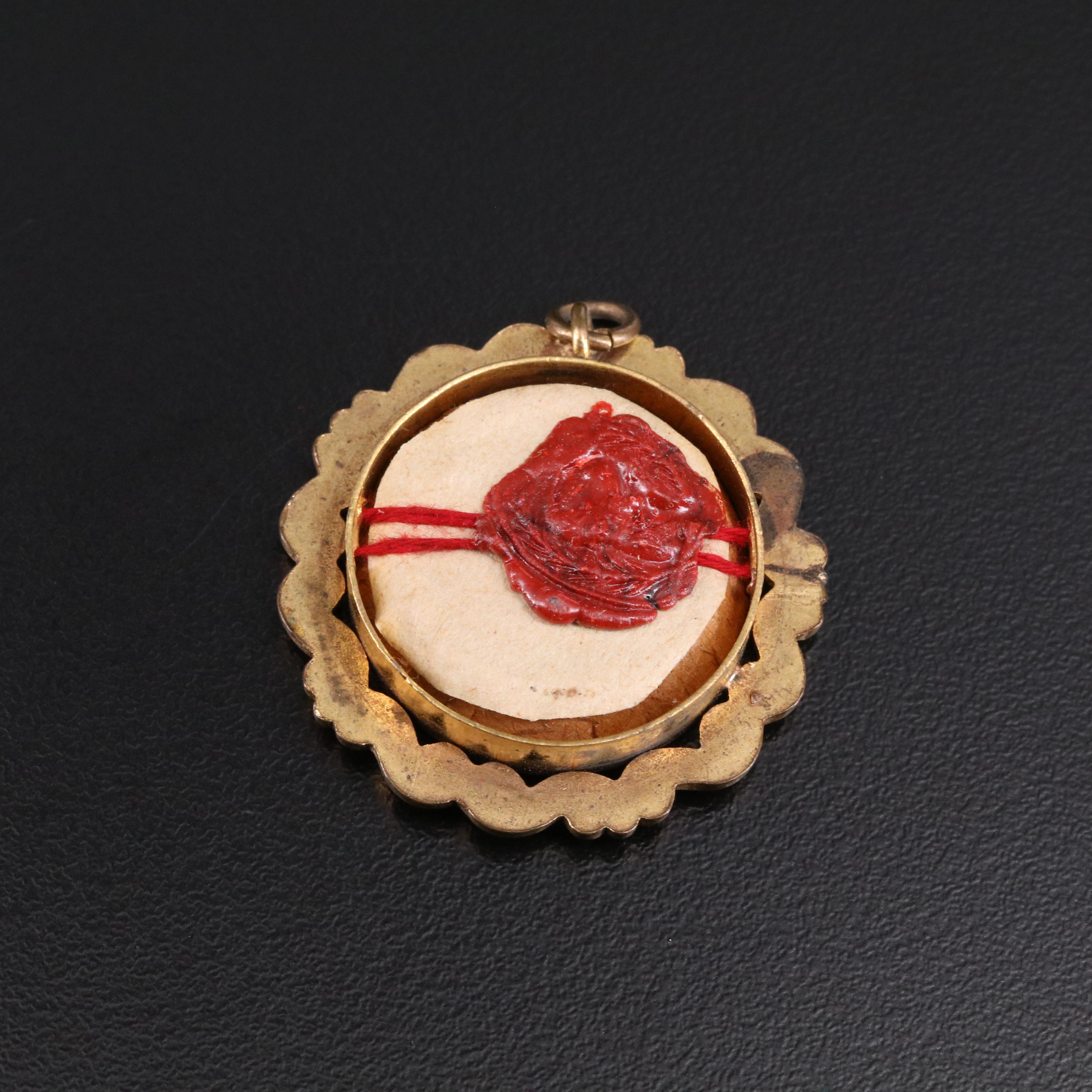 First Class Relic of Saint Maria Goretti in Reliquary with Seal