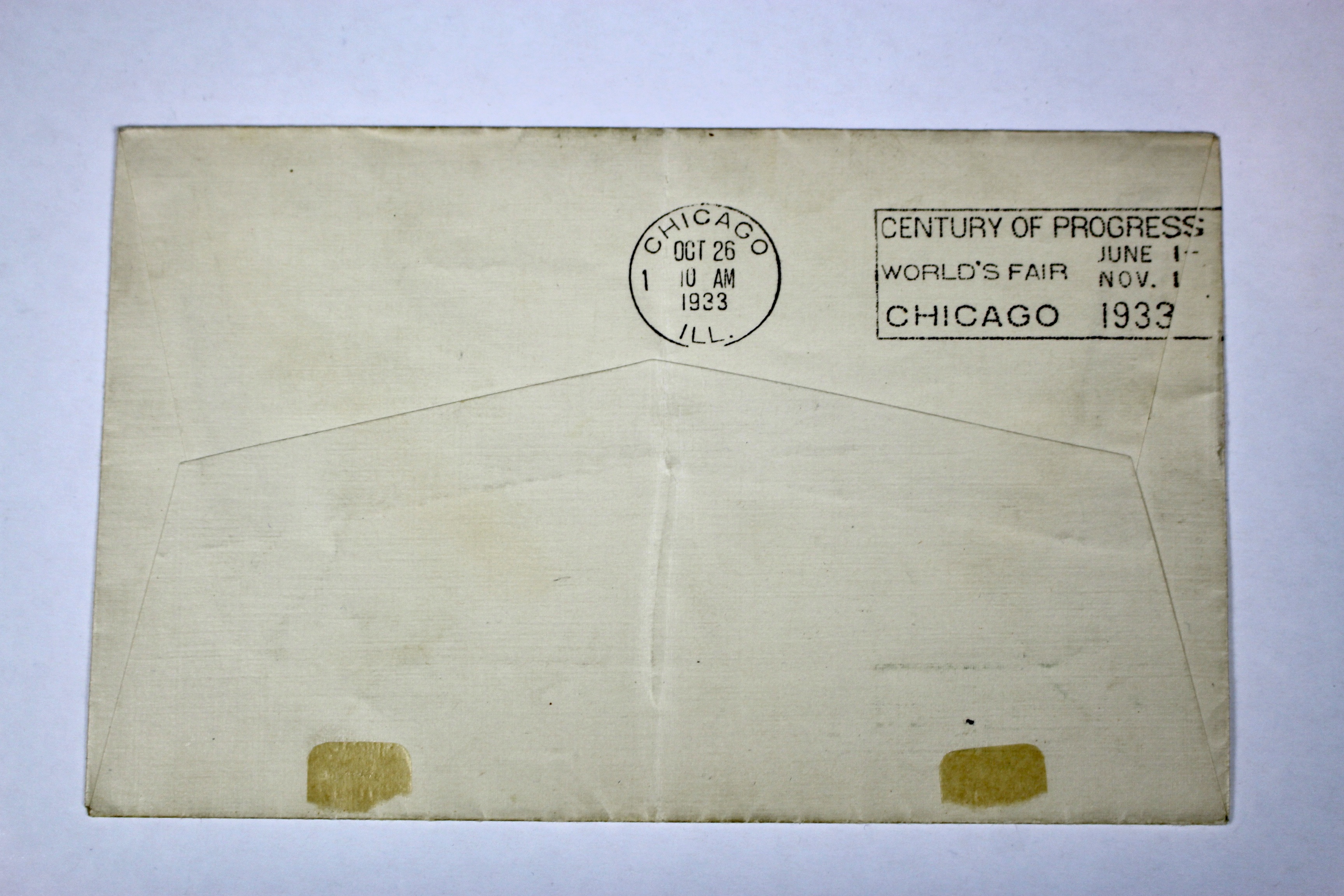 1933 Century Of Progress Graf Zeppelin Postal Cover, Features Stamp C18