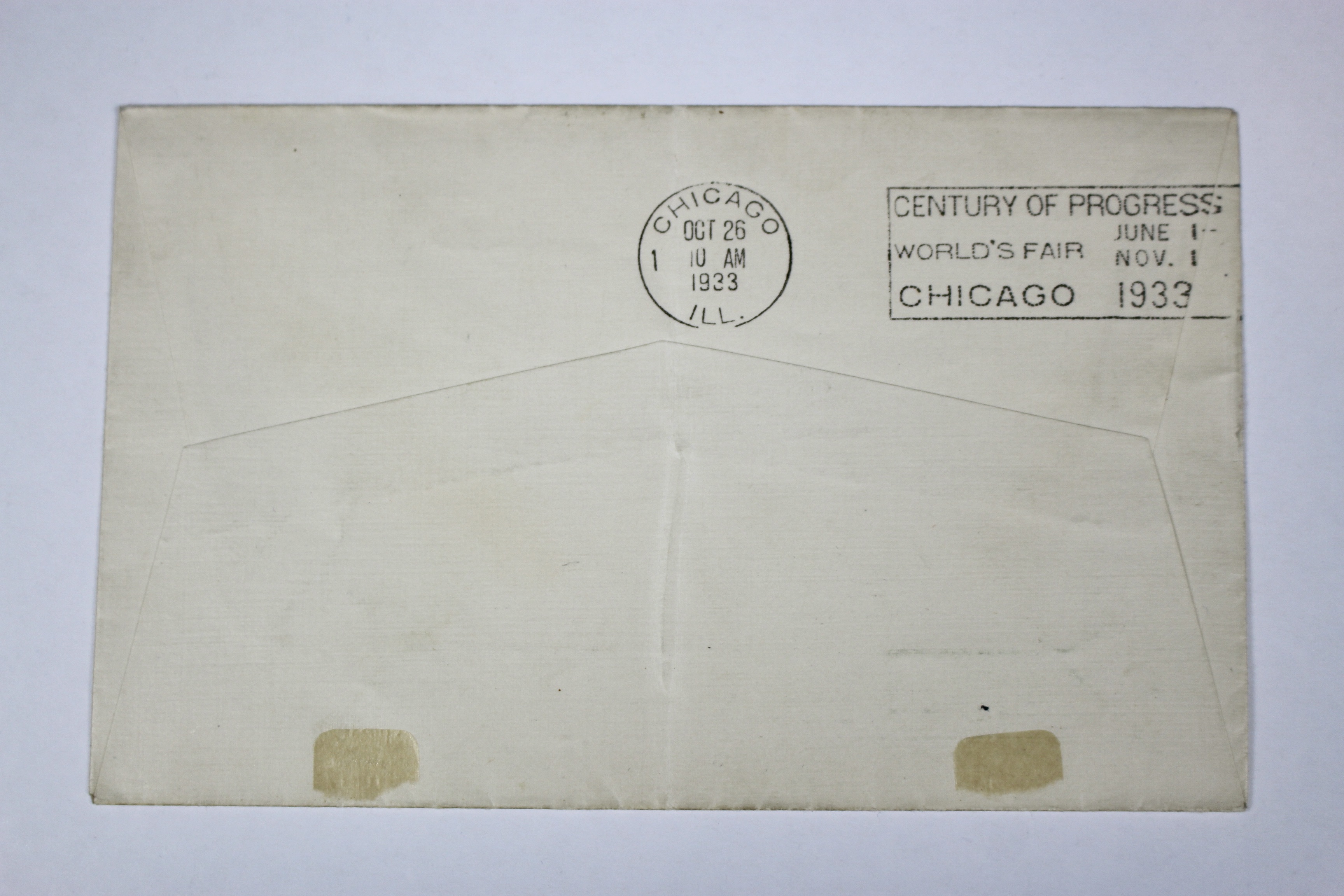 1933 Century Of Progress Graf Zeppelin Postal Cover, Features Stamp C18