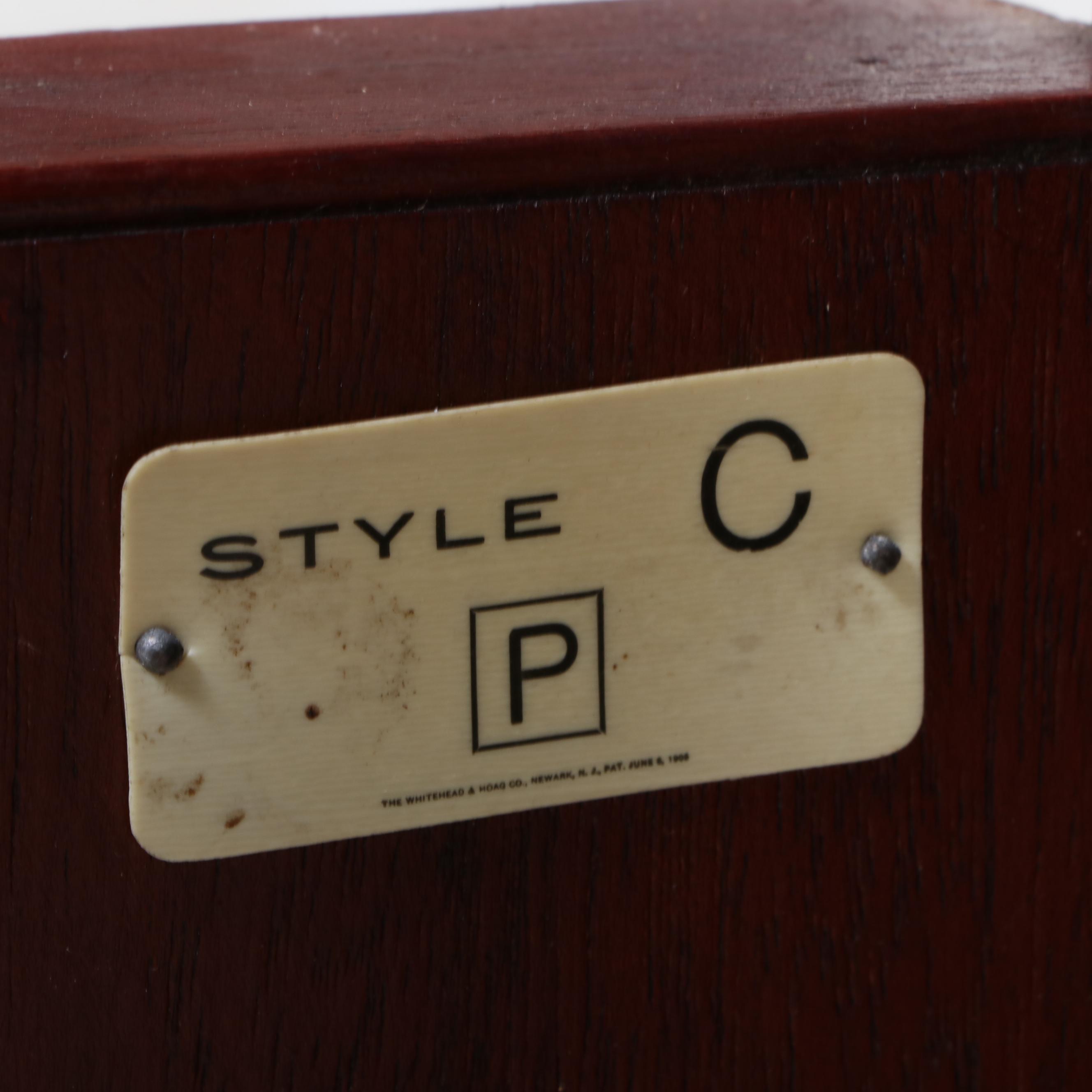 The Whitehead and Hoag Co. Louis XV Style Mahogany Side Cabinet, Pat. 1905