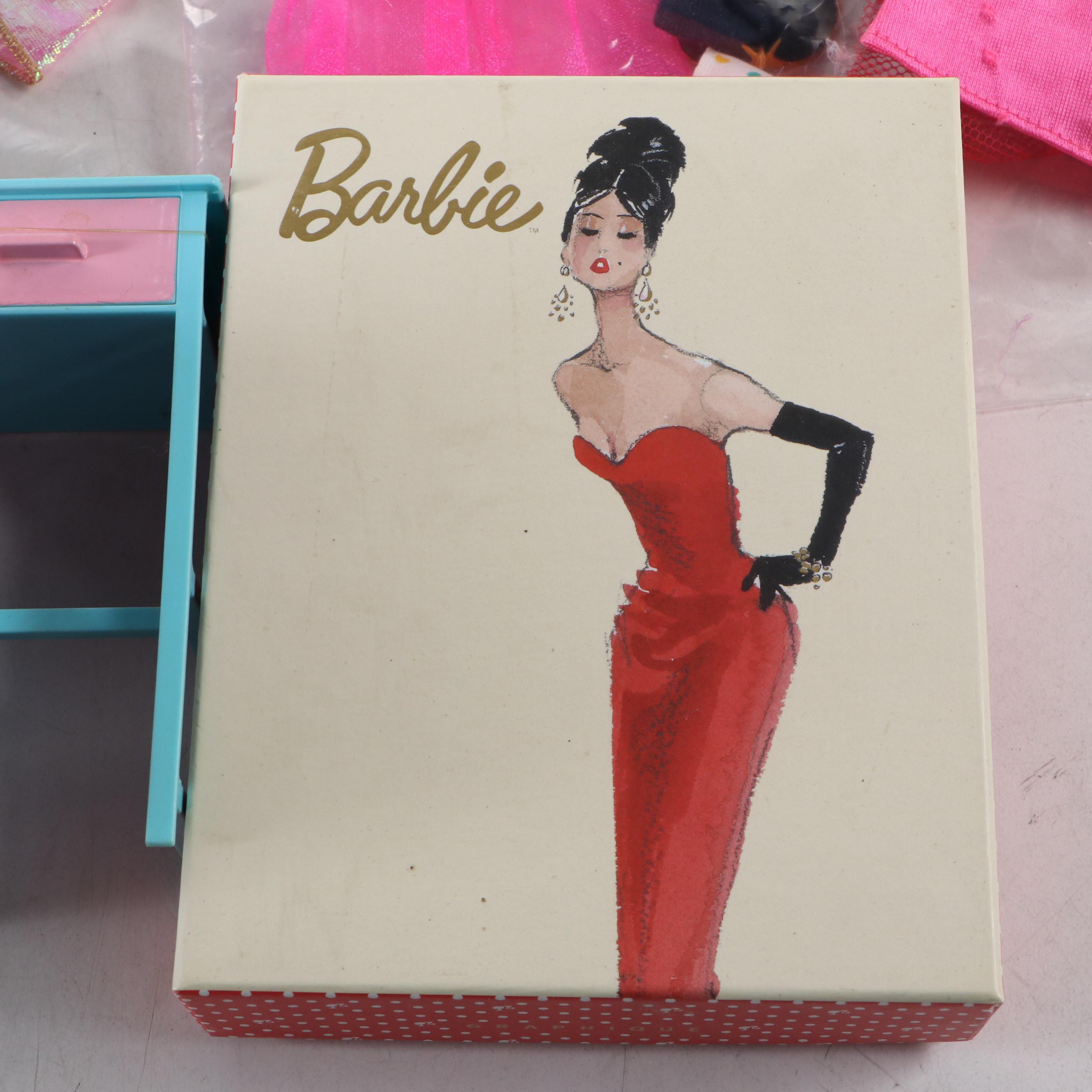Mattel Barbie Notes, Books, Cards, Dolls Clothes, Doll Accessories and More