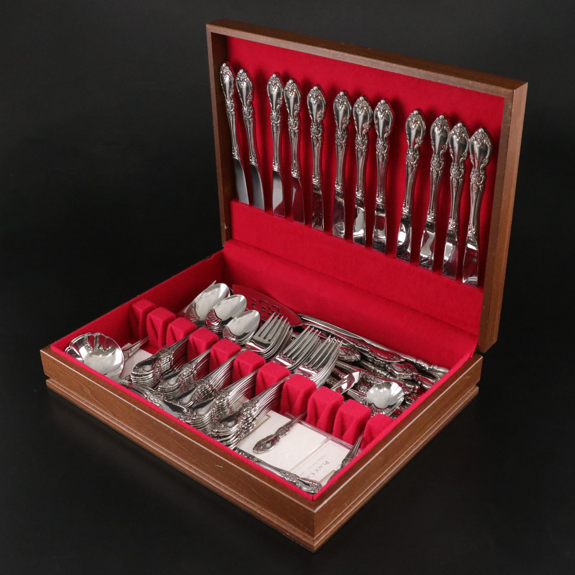 Oneida Community "Louisiana" Stainless Steel Flatware