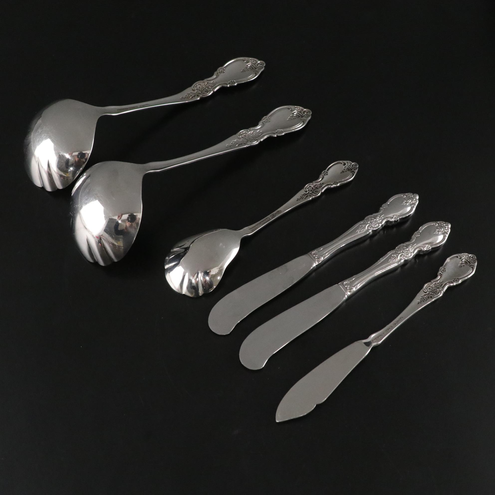 Oneida Community "Louisiana" Stainless Steel Flatware