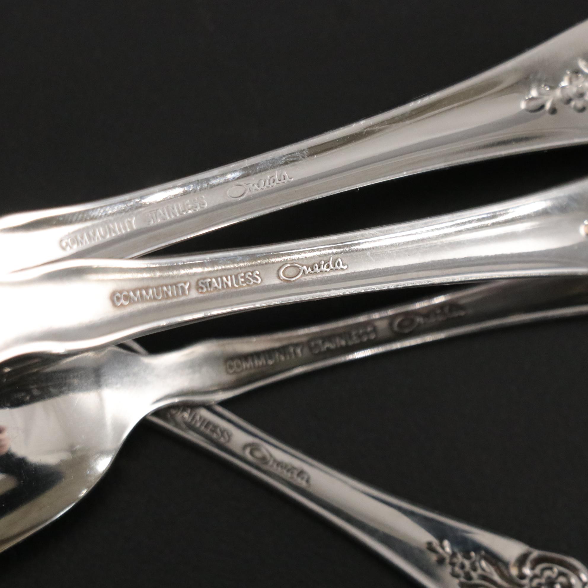 Oneida Community "Louisiana" Stainless Steel Flatware