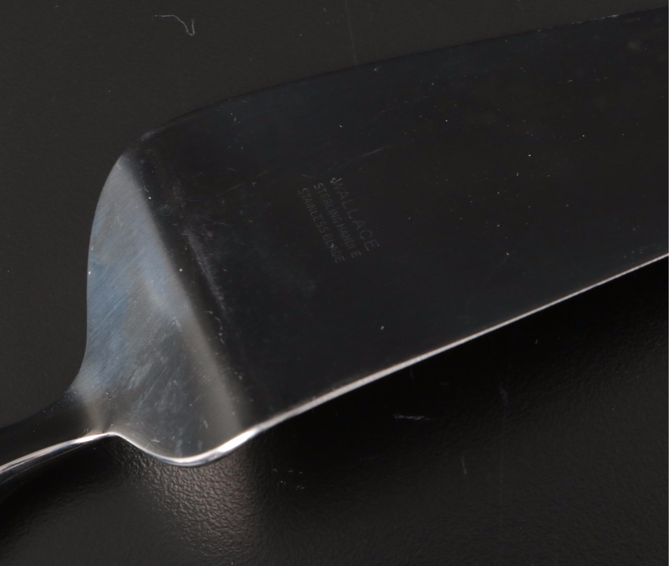 Wallace Silver "Stradivari" and Other Sterling Handled Pie Servers