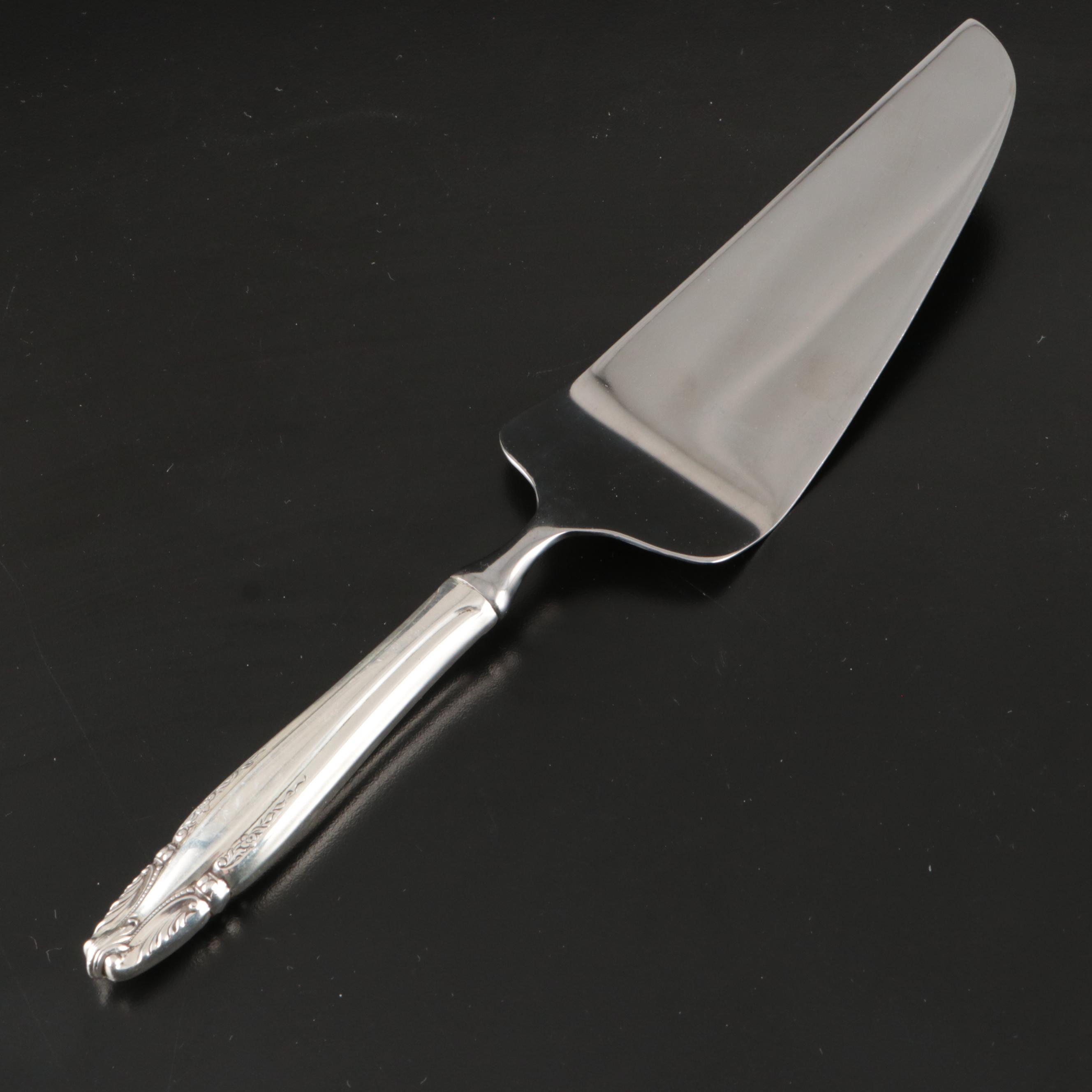 Wallace Silver "Stradivari" and Other Sterling Handled Pie Servers