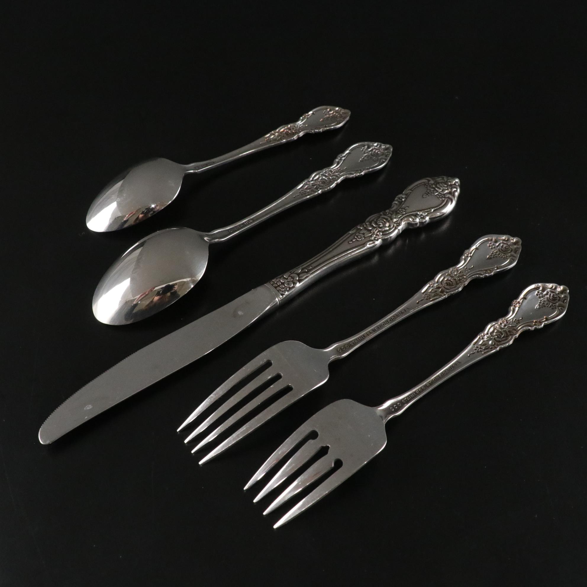 Oneida "Wordsworth" Stainless Steel Flatware