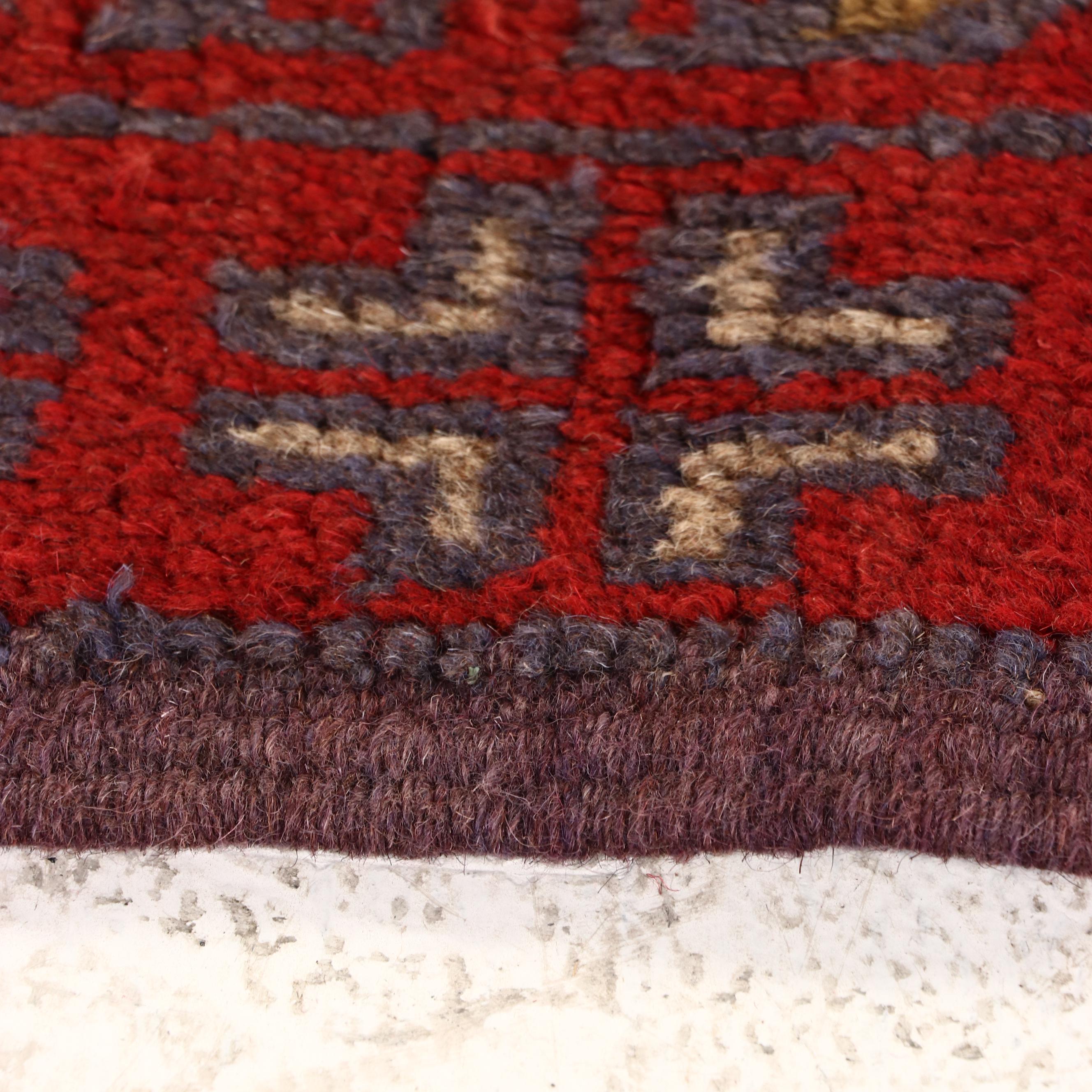 2' x 7'7 Handwoven Afghan Mashwani Carpet Runner