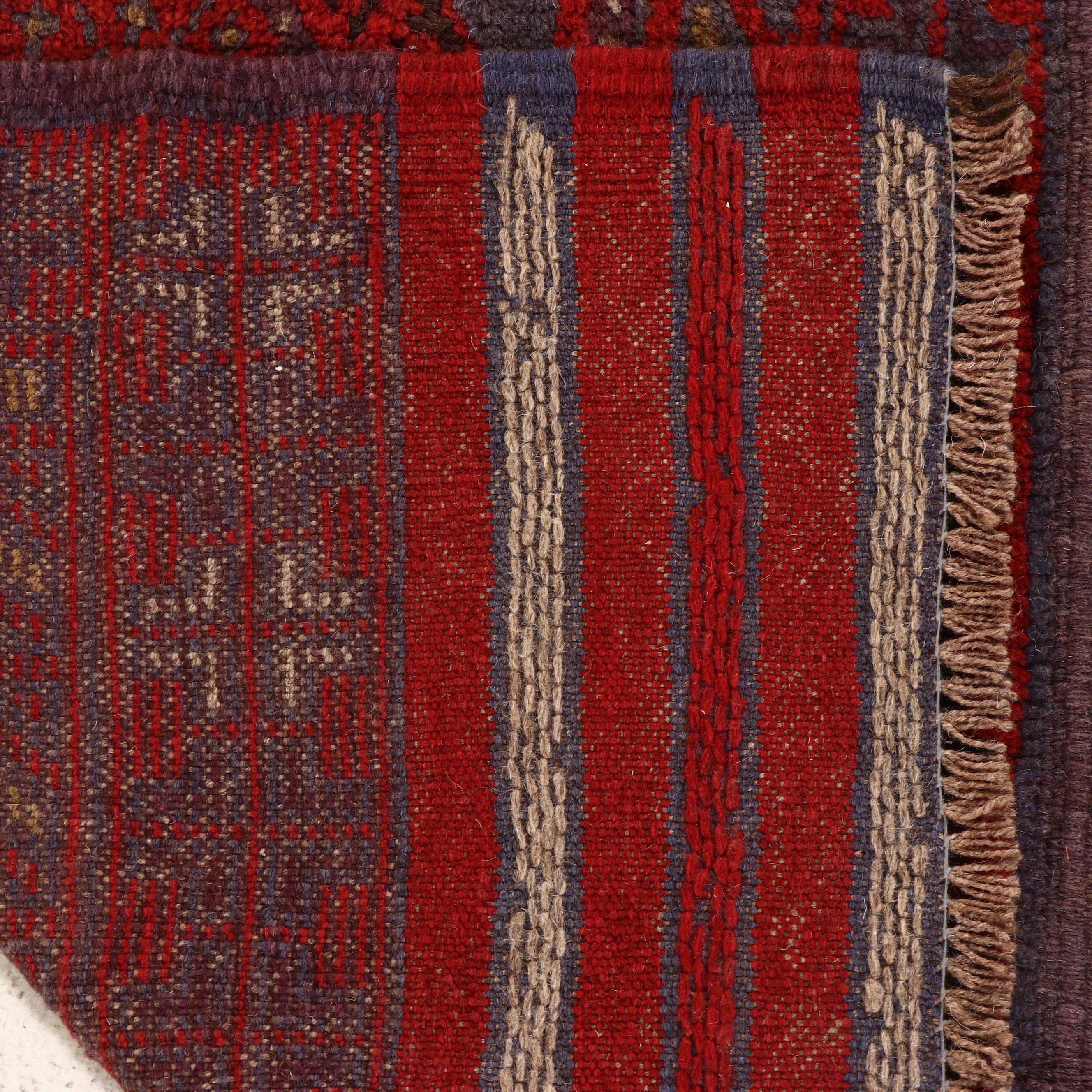 2' x 7'7 Handwoven Afghan Mashwani Carpet Runner