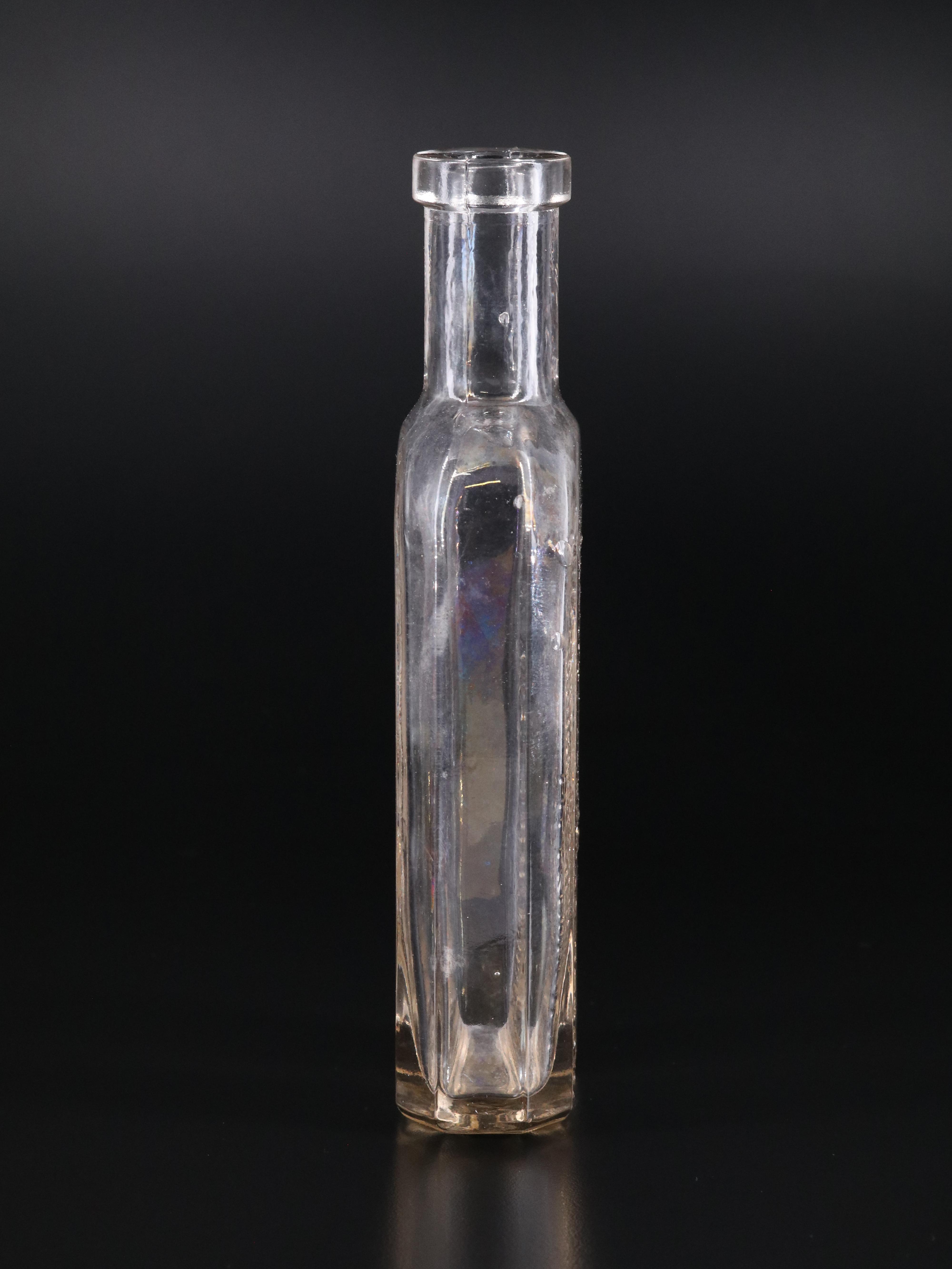Bielek Mfg. Co "Jack Johnson's Own" Liniment Glass Bottle, Early 20th Century
