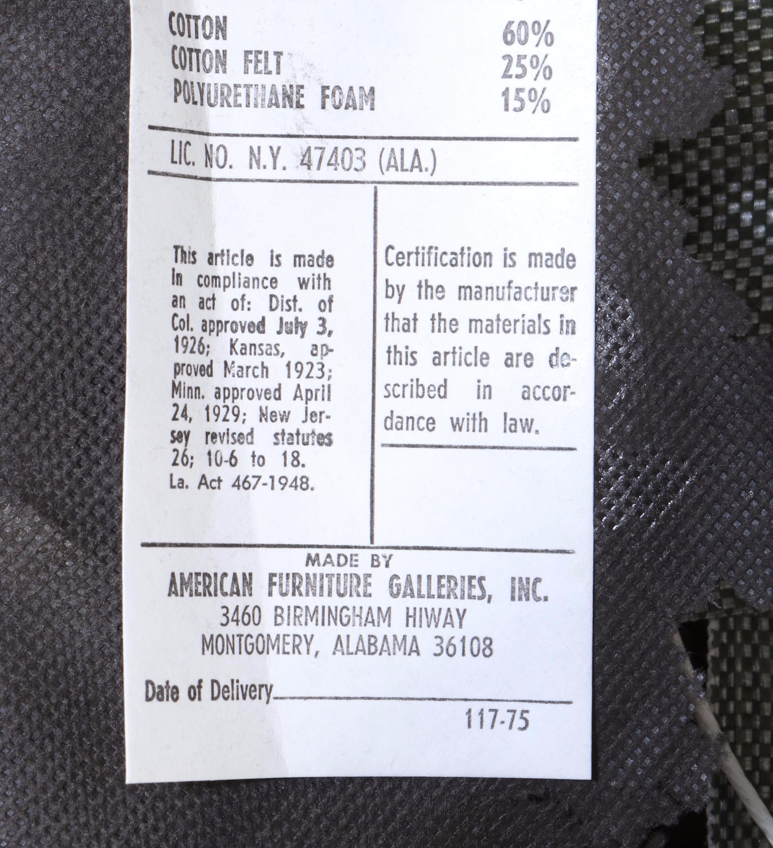 American Furniture Galleries Victorian Rococo Revival Style Settees