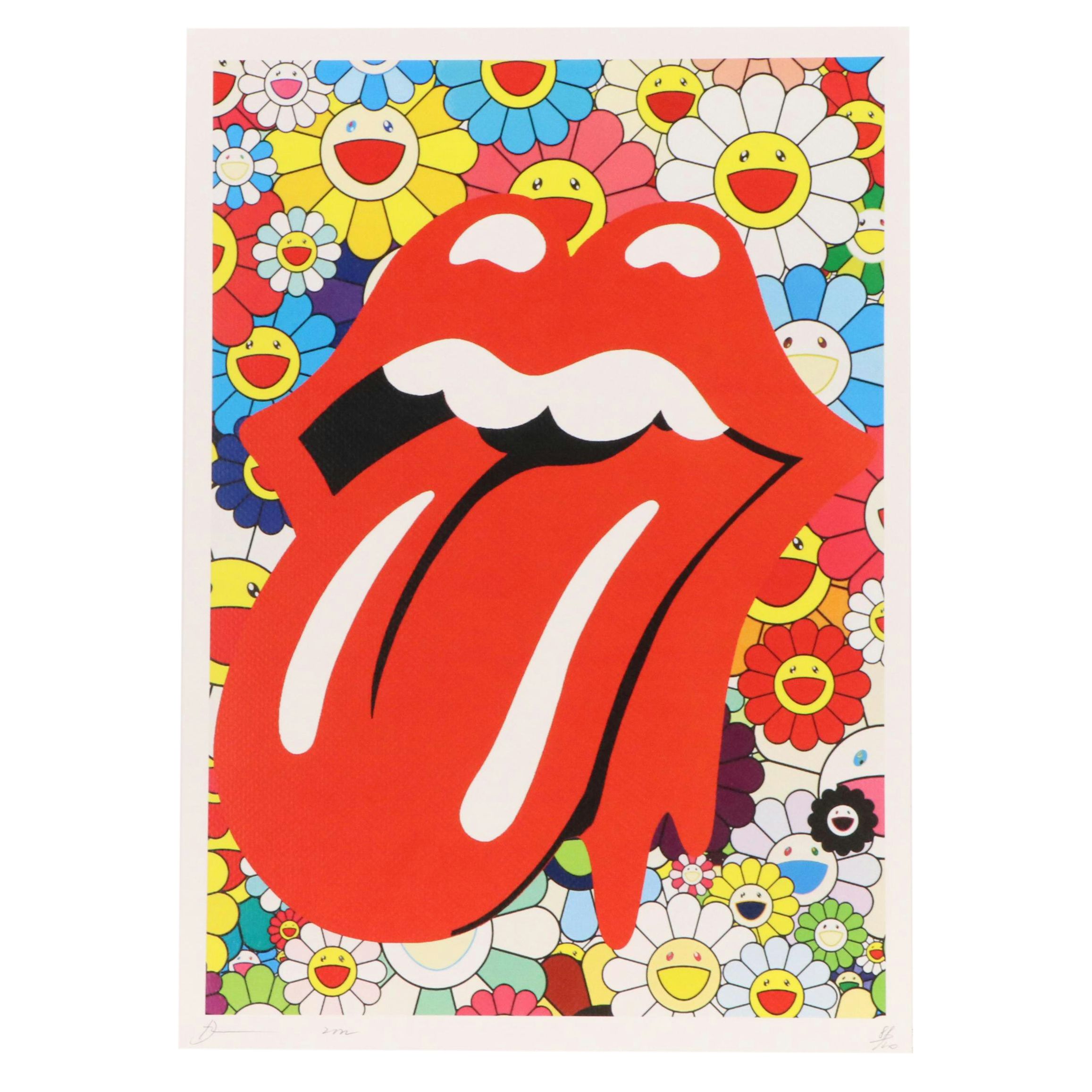 Death NYC Pop Art Graphic Print The Rolling Stones x Takashi Murakami, 2022