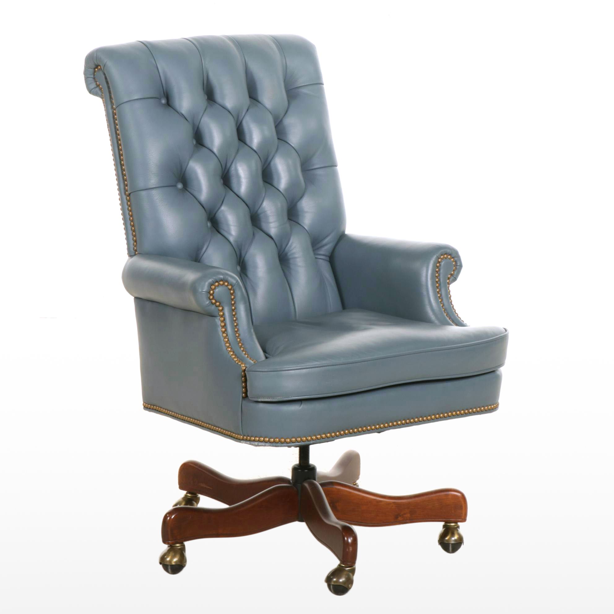 Hancock & Moore Leather Upholstered Office Chair