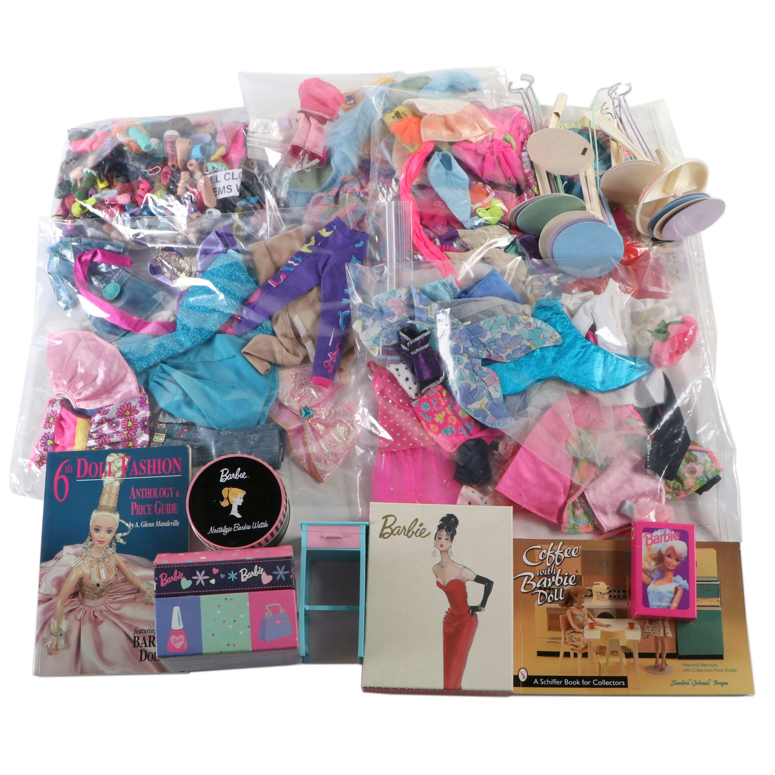 Mattel Barbie Notes, Books, Cards, Dolls Clothes, Doll Accessories and More