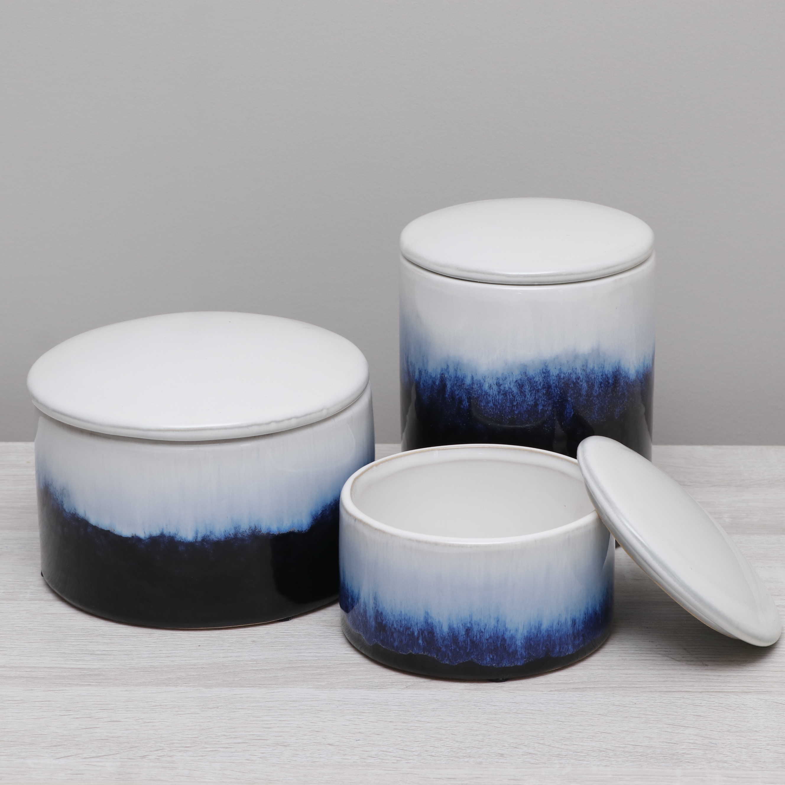 Zodax "Prato" Inlay Boxes, Surya "Harris" Ceramic Jars, West Elm Tray and More