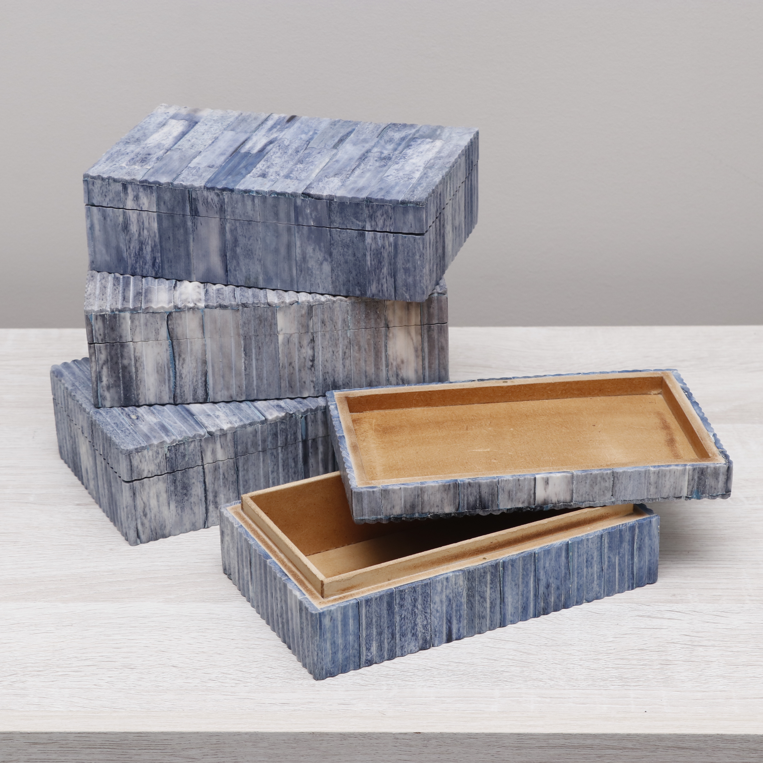 Zodax "Prato" Inlay Boxes, Surya "Harris" Ceramic Jars, West Elm Tray and More