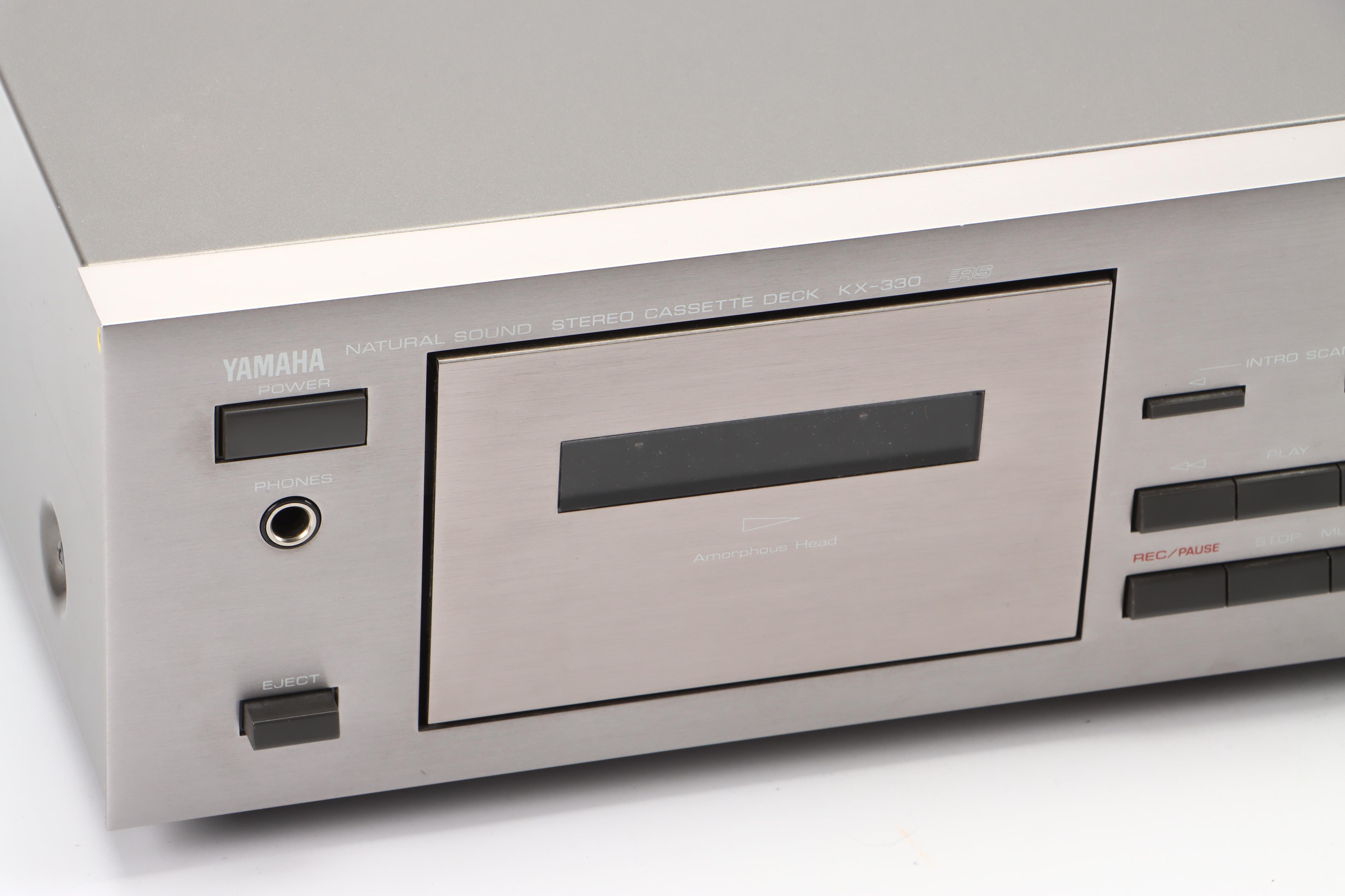 Dual CS 508 Turntable with Yamaha KX-330 Cassette Deck, Late 20th Century